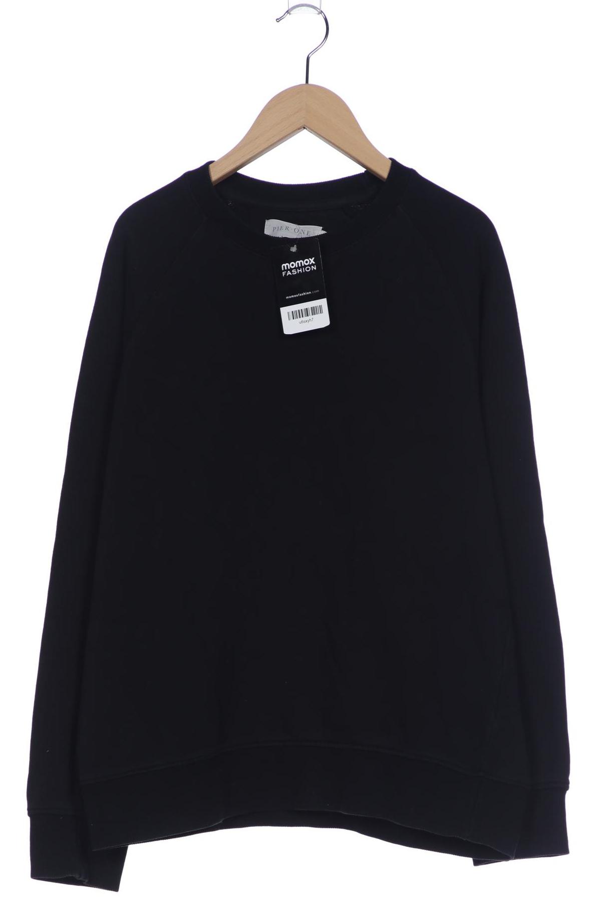 

pier one Herren Sweatshirt, schwarz, Gr. 48