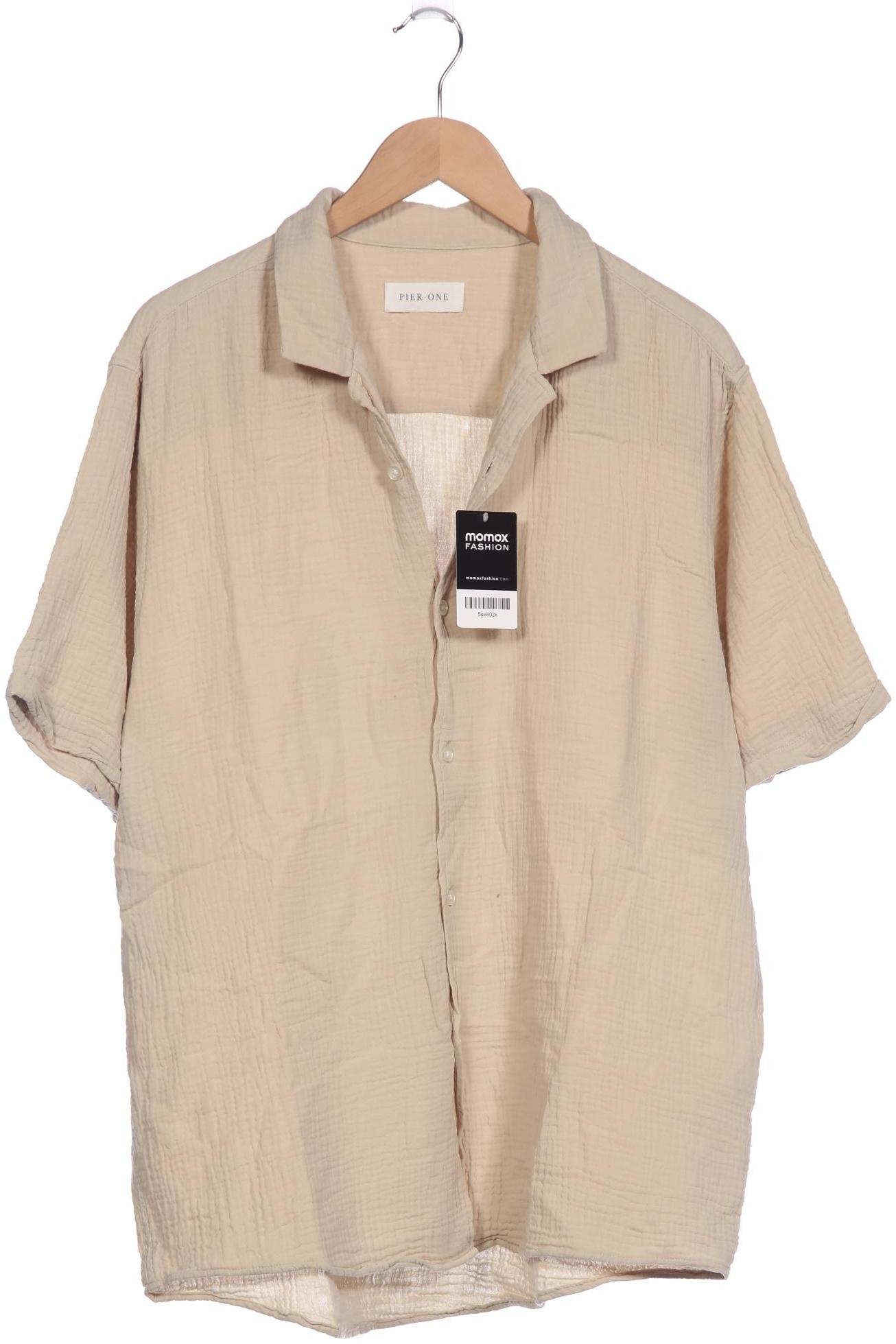 

pier one Herren Hemd, beige, Gr. 56