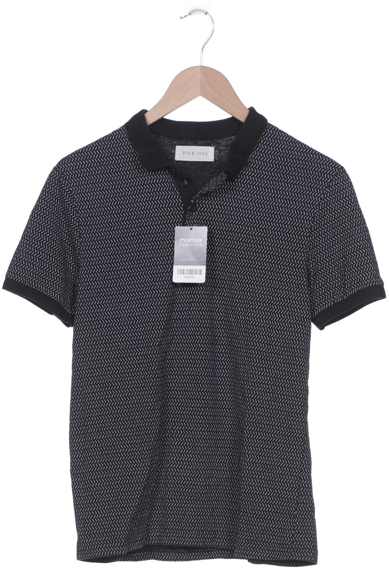 

pier one Herren Poloshirt, schwarz