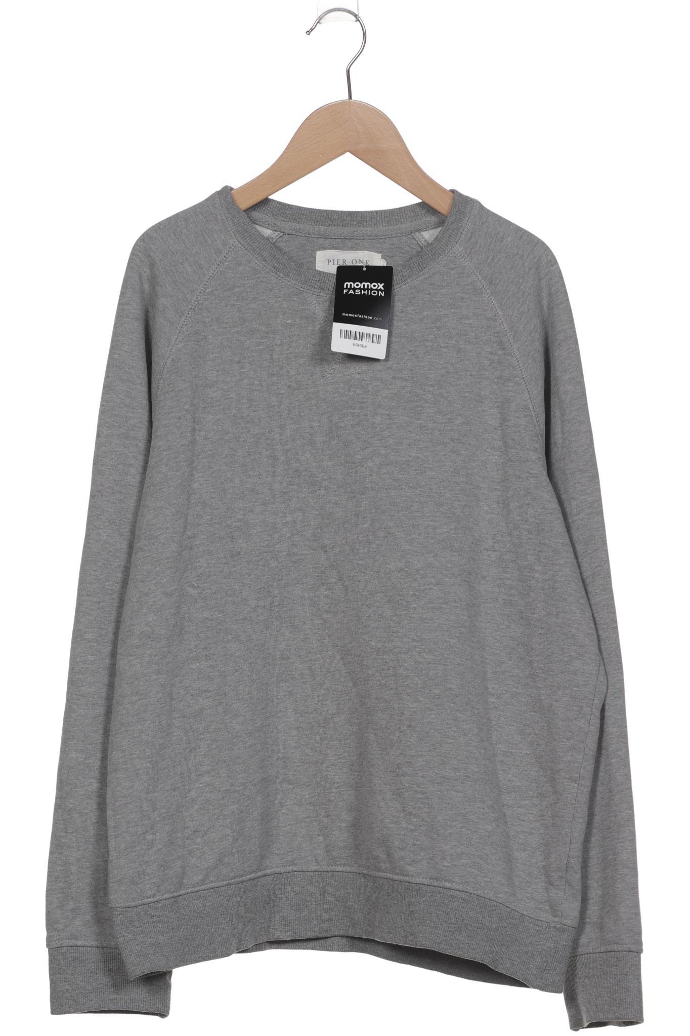 

pier one Herren Sweatshirt, grau, Gr. 52