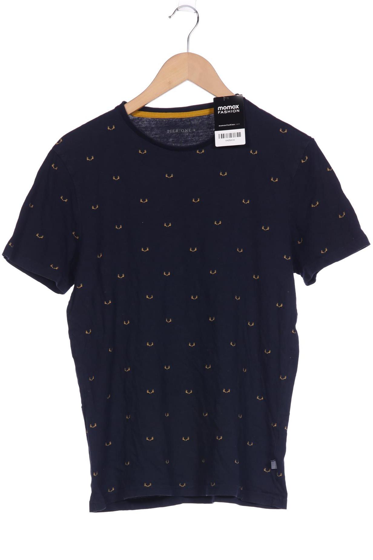 

pier one Herren T-Shirt, marineblau, Gr. 48