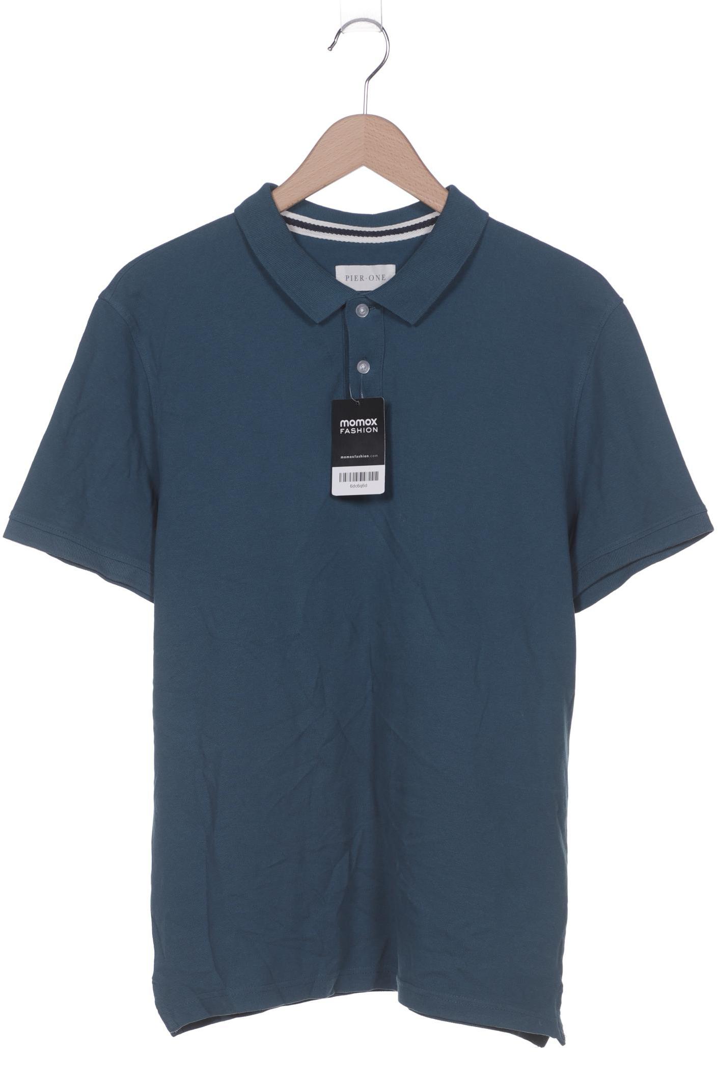 

pier one Herren Poloshirt, türkis, Gr. 54