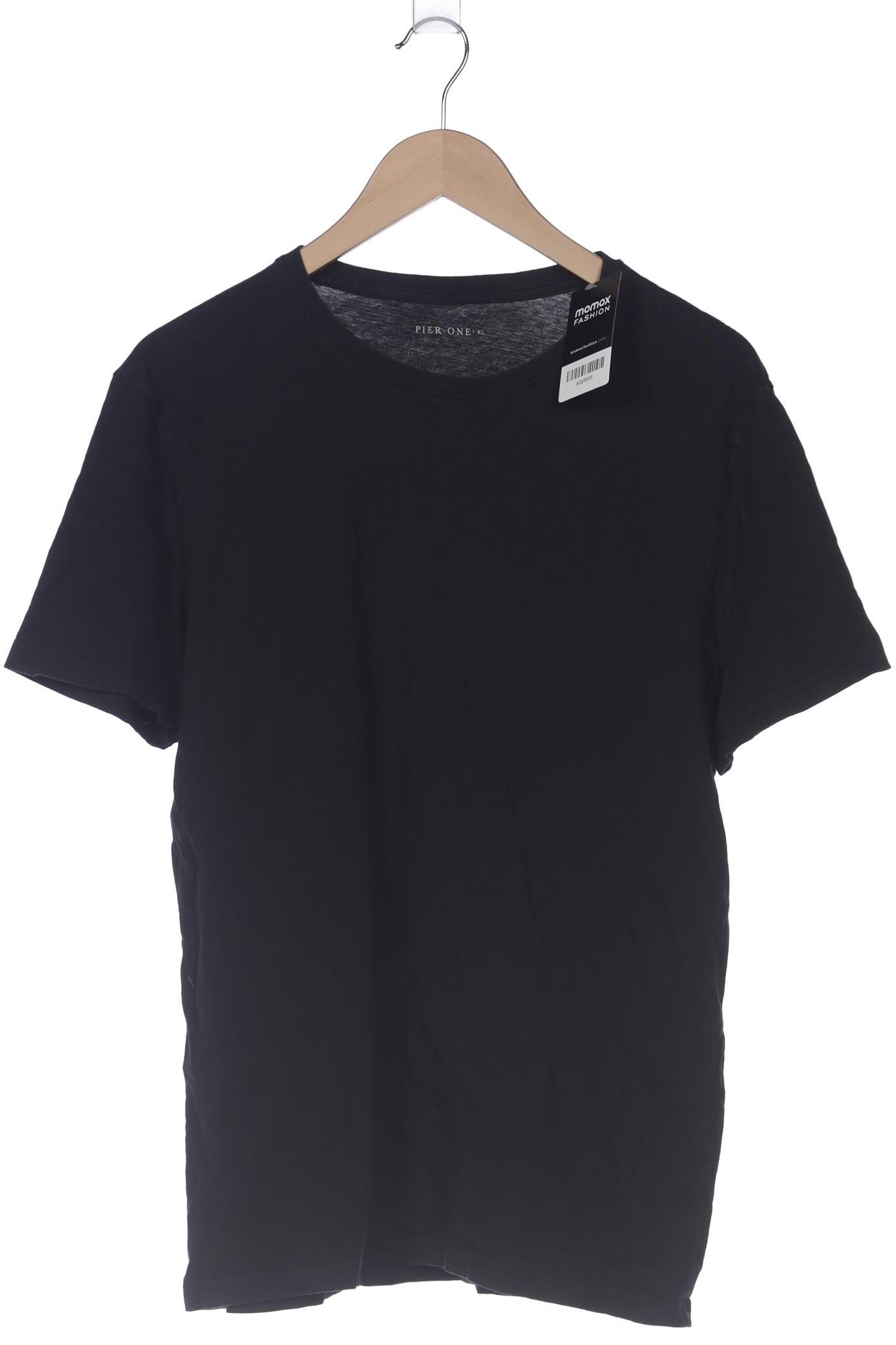 

pier one Herren T-Shirt, schwarz, Gr. 54