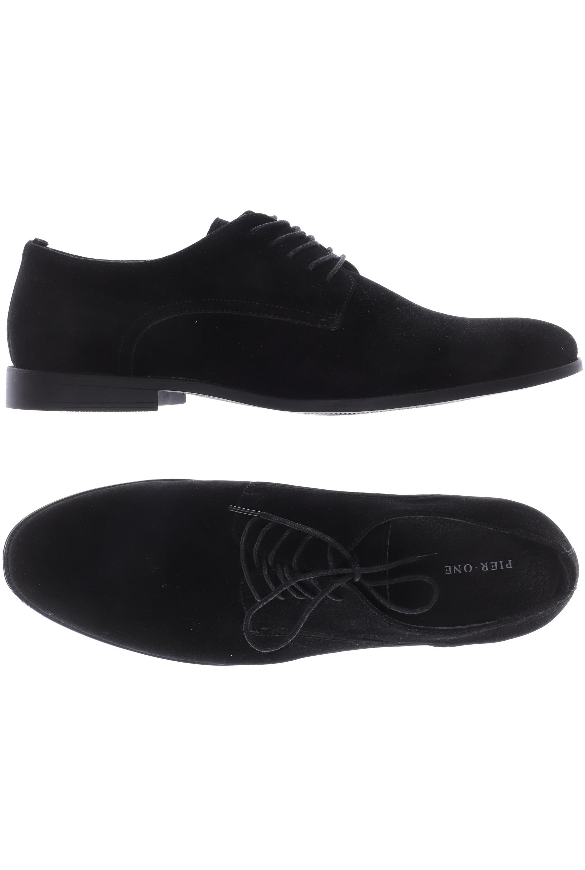 

pier one Herren Halbschuh, schwarz, Gr. 47
