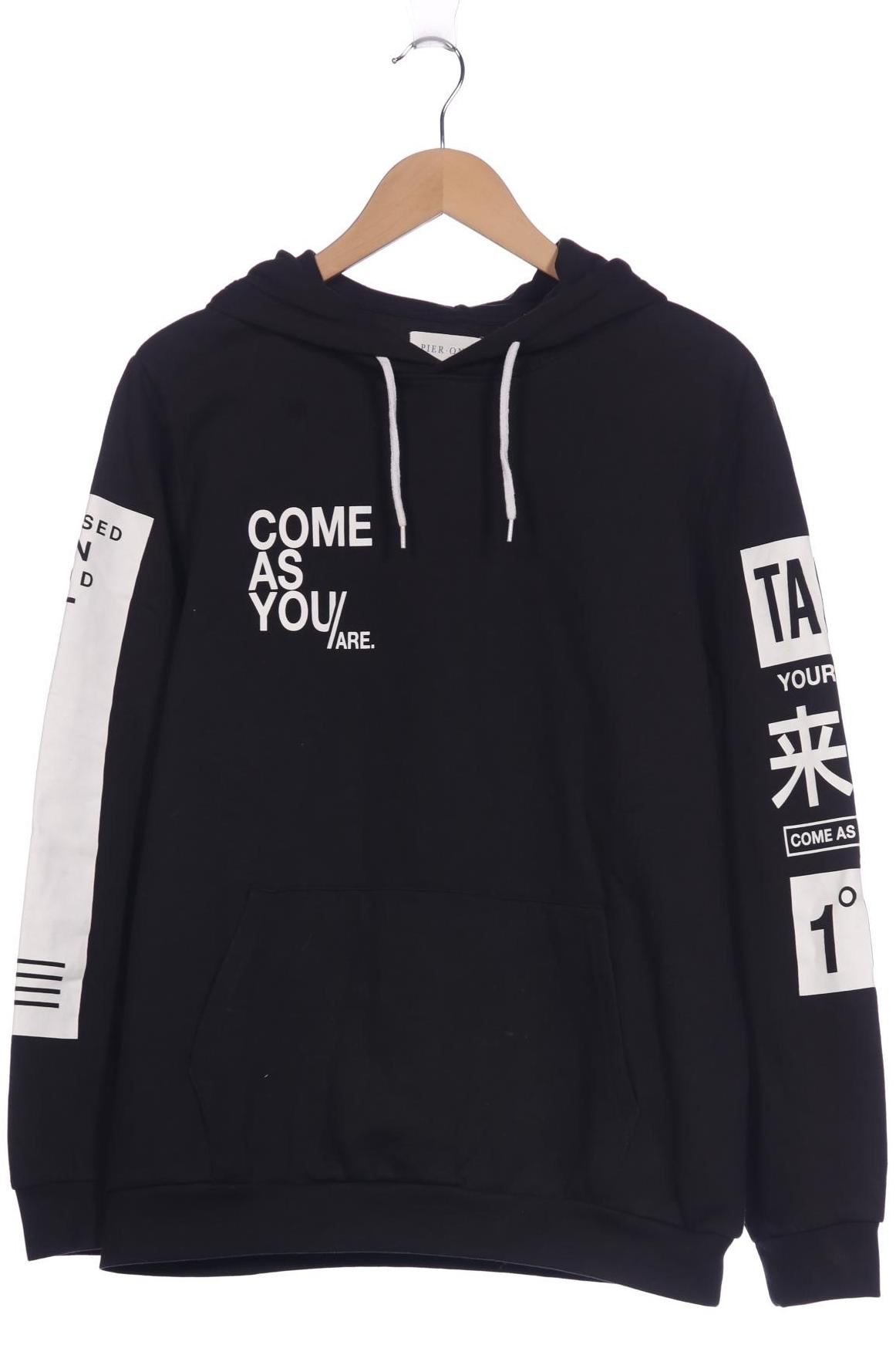 

pier one Herren Kapuzenpullover, schwarz, Gr. 52