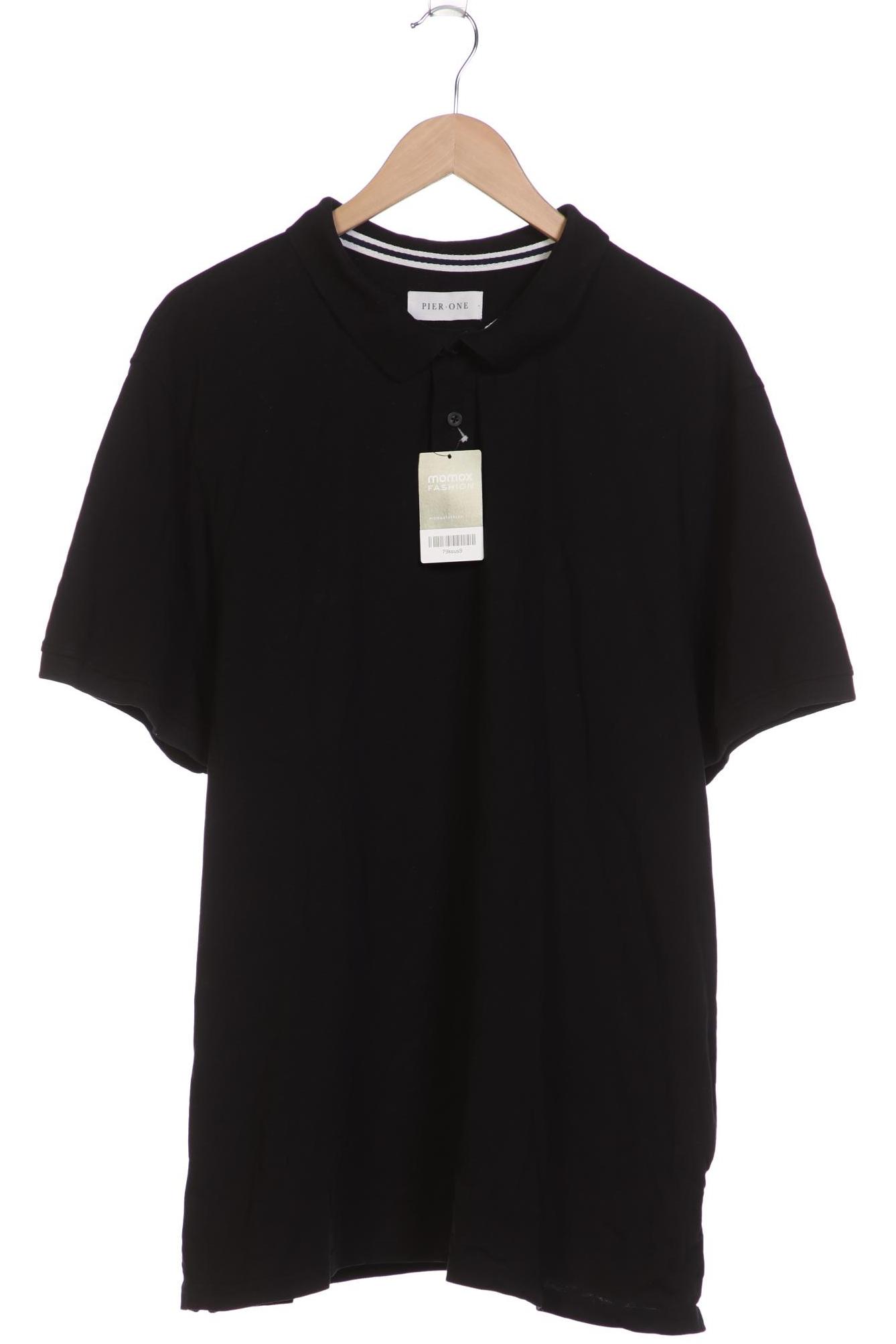 

pier one Herren Poloshirt, schwarz, Gr. 60