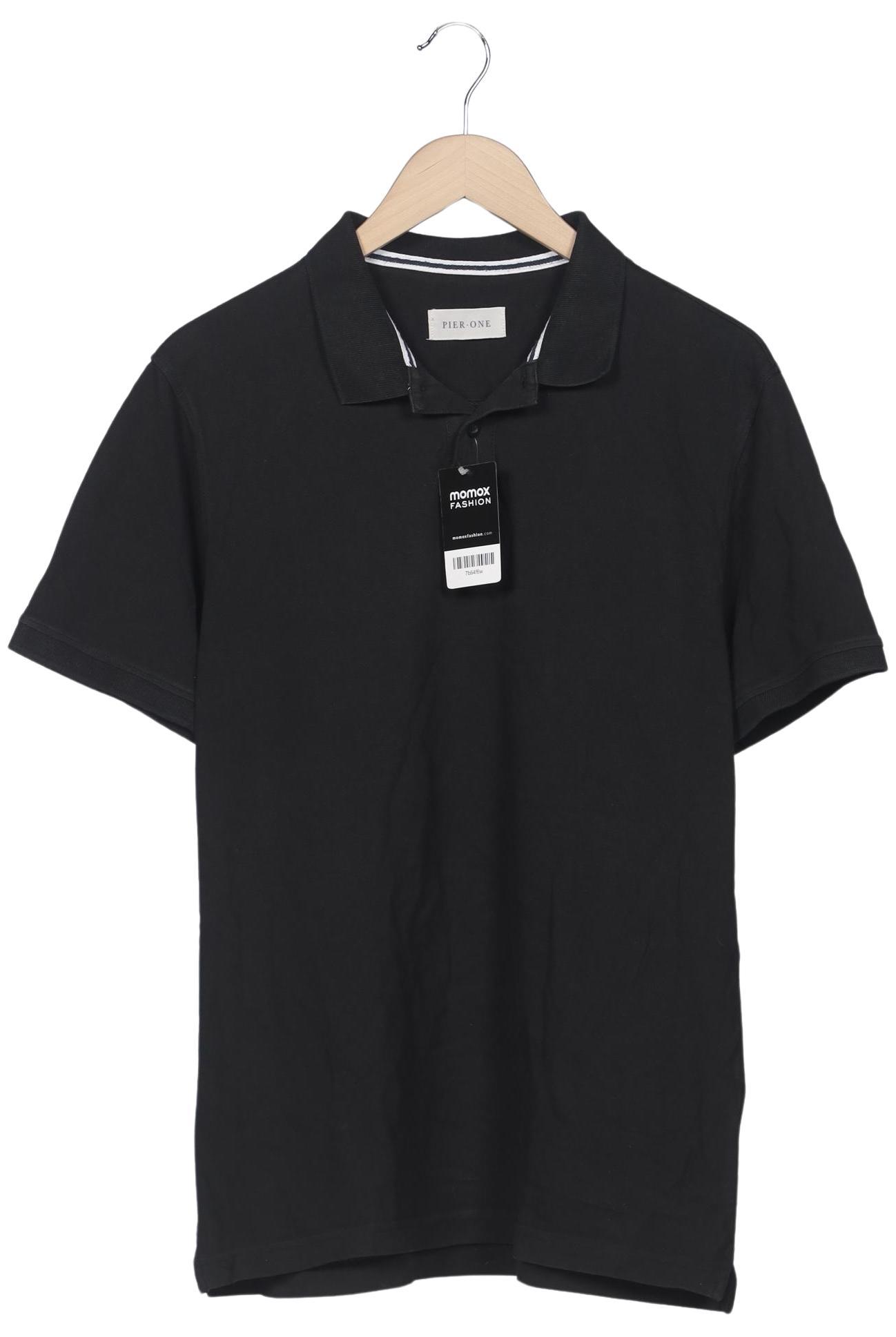 

pier one Herren Poloshirt, schwarz, Gr. 54