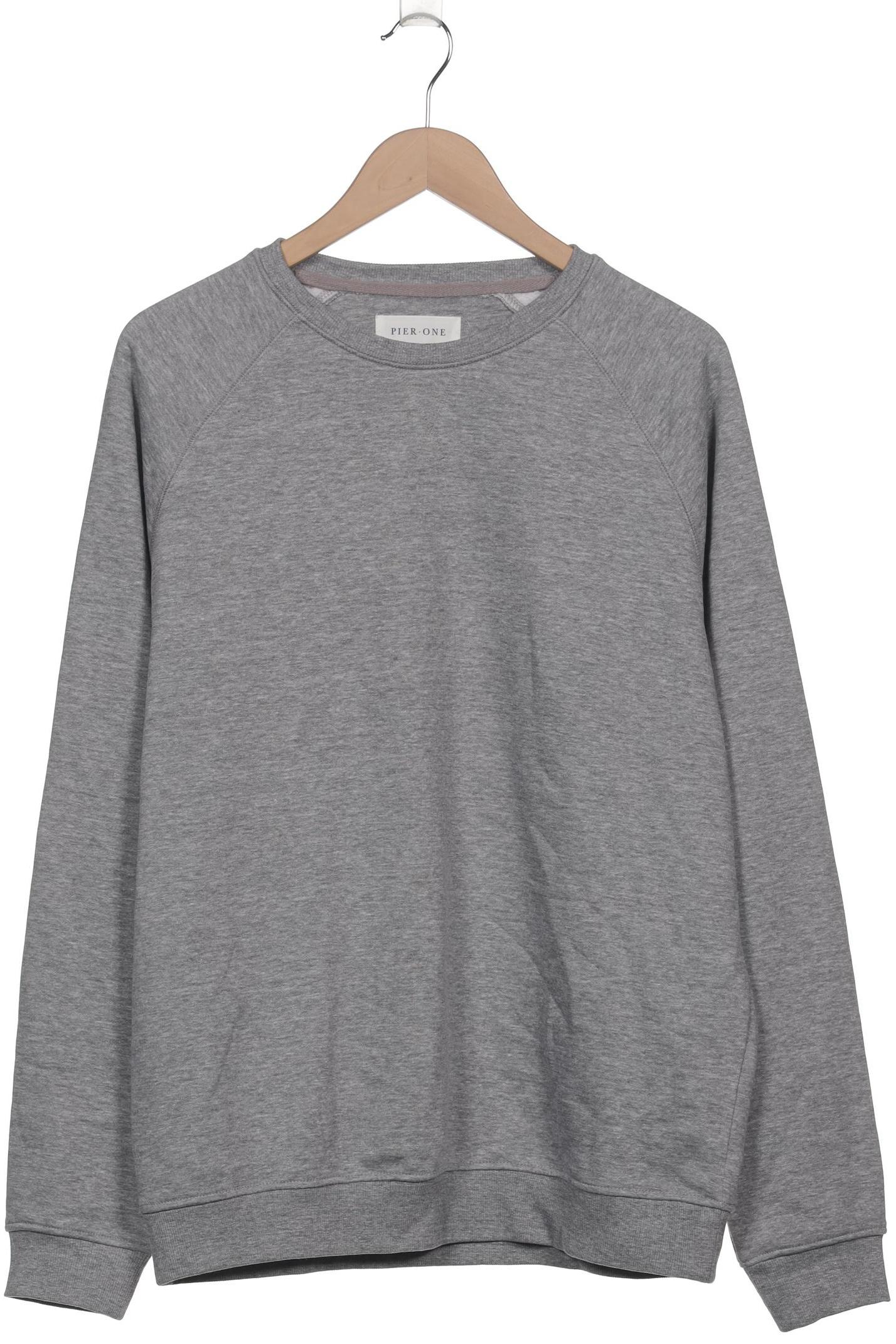 

pier one Herren Sweatshirt, grau, Gr. 54
