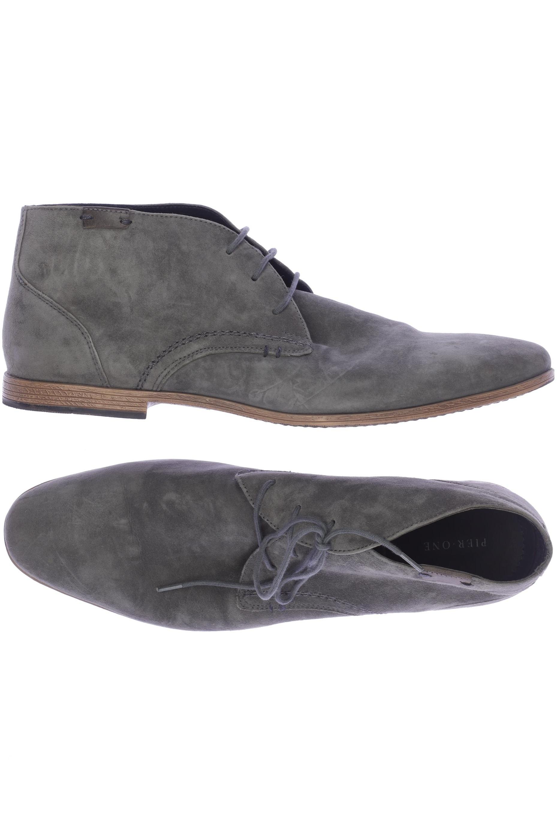 

pier one Herren Stiefel, grau, Gr. 48