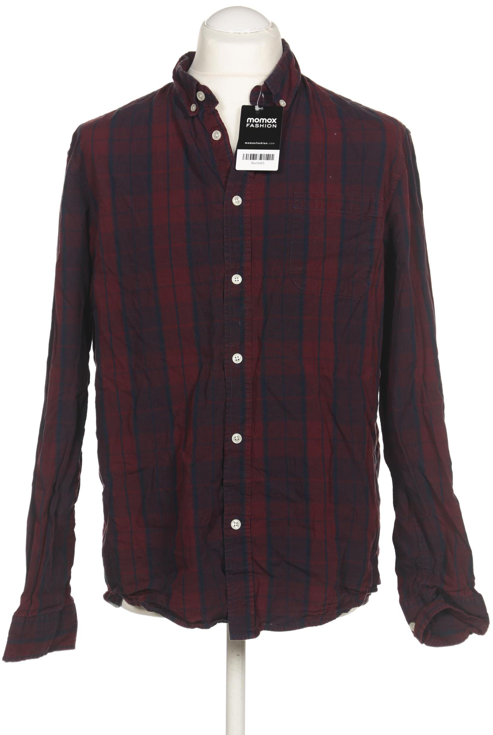 

pier one Herren Hemd, bordeaux, Gr. 54