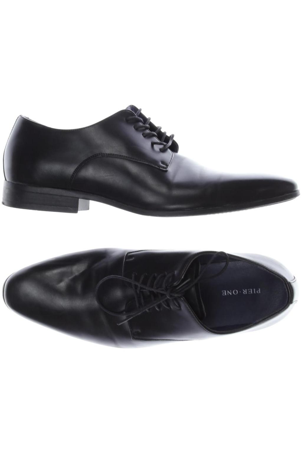 

pier one Herren Halbschuh, schwarz, Gr. 42