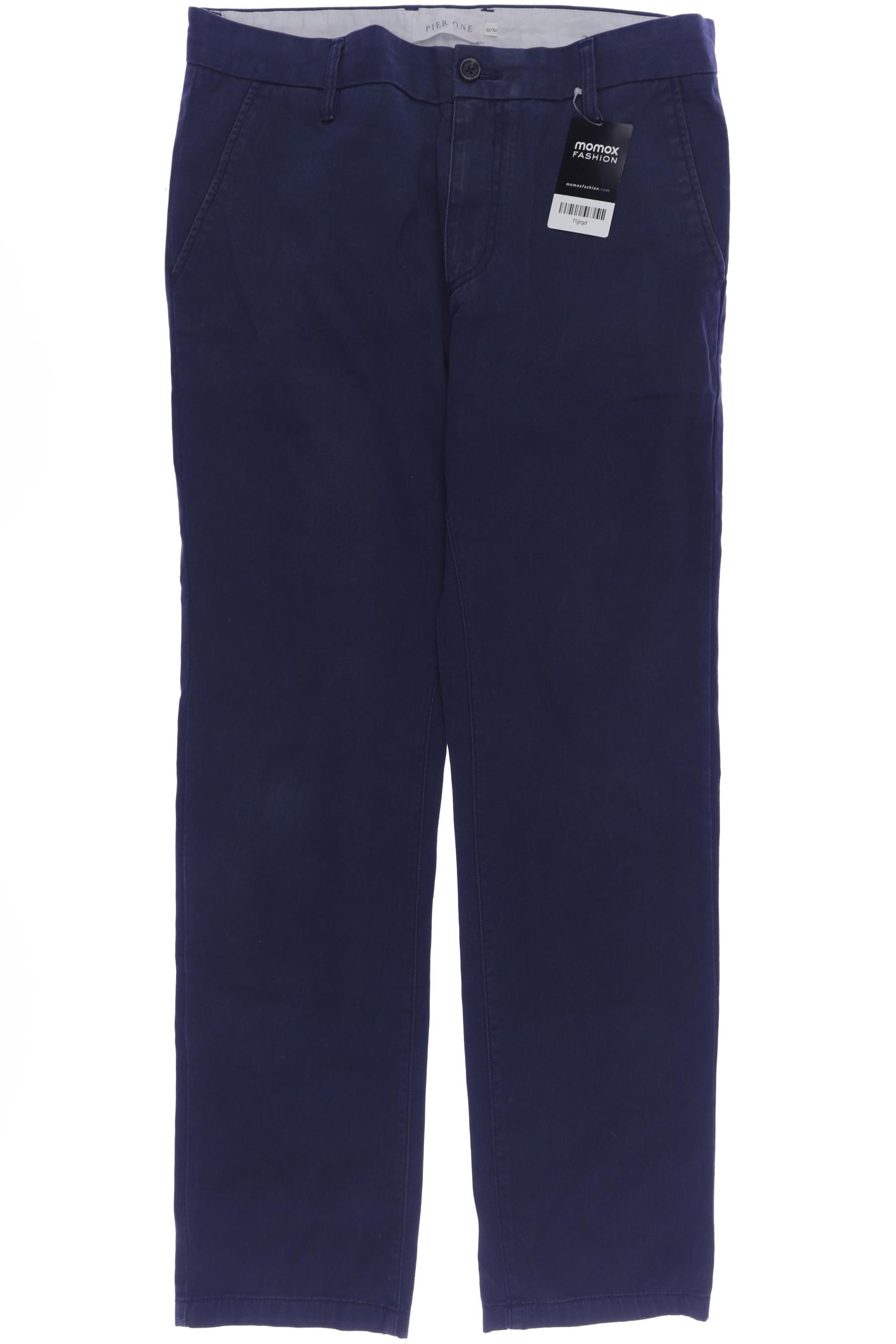 

pier one Herren Stoffhose, blau, Gr. 32