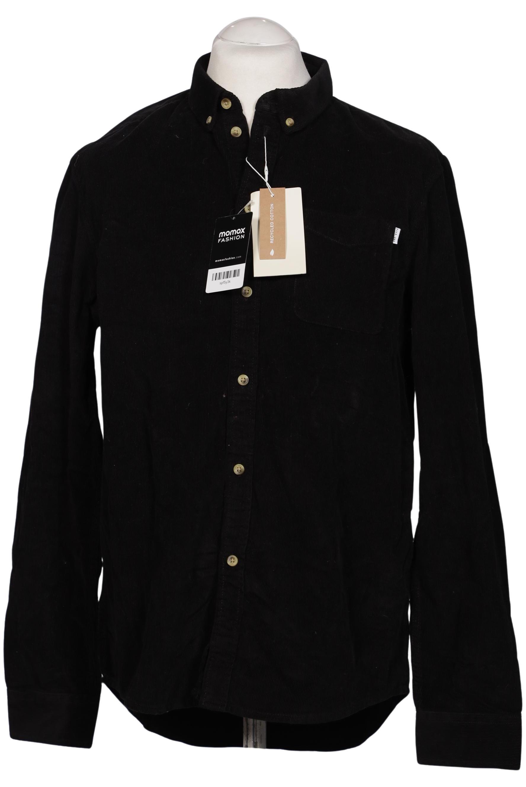 

pier one Herren Hemd, schwarz, Gr. 48