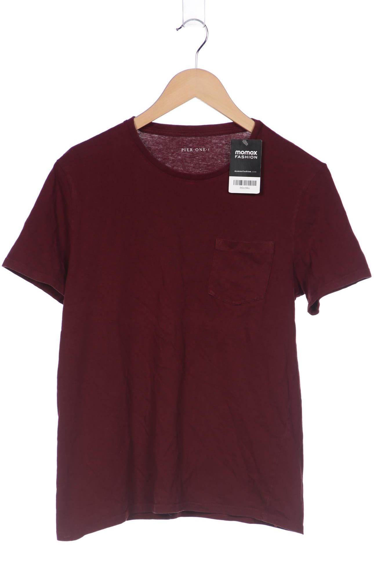 

pier one Herren T-Shirt, bordeaux