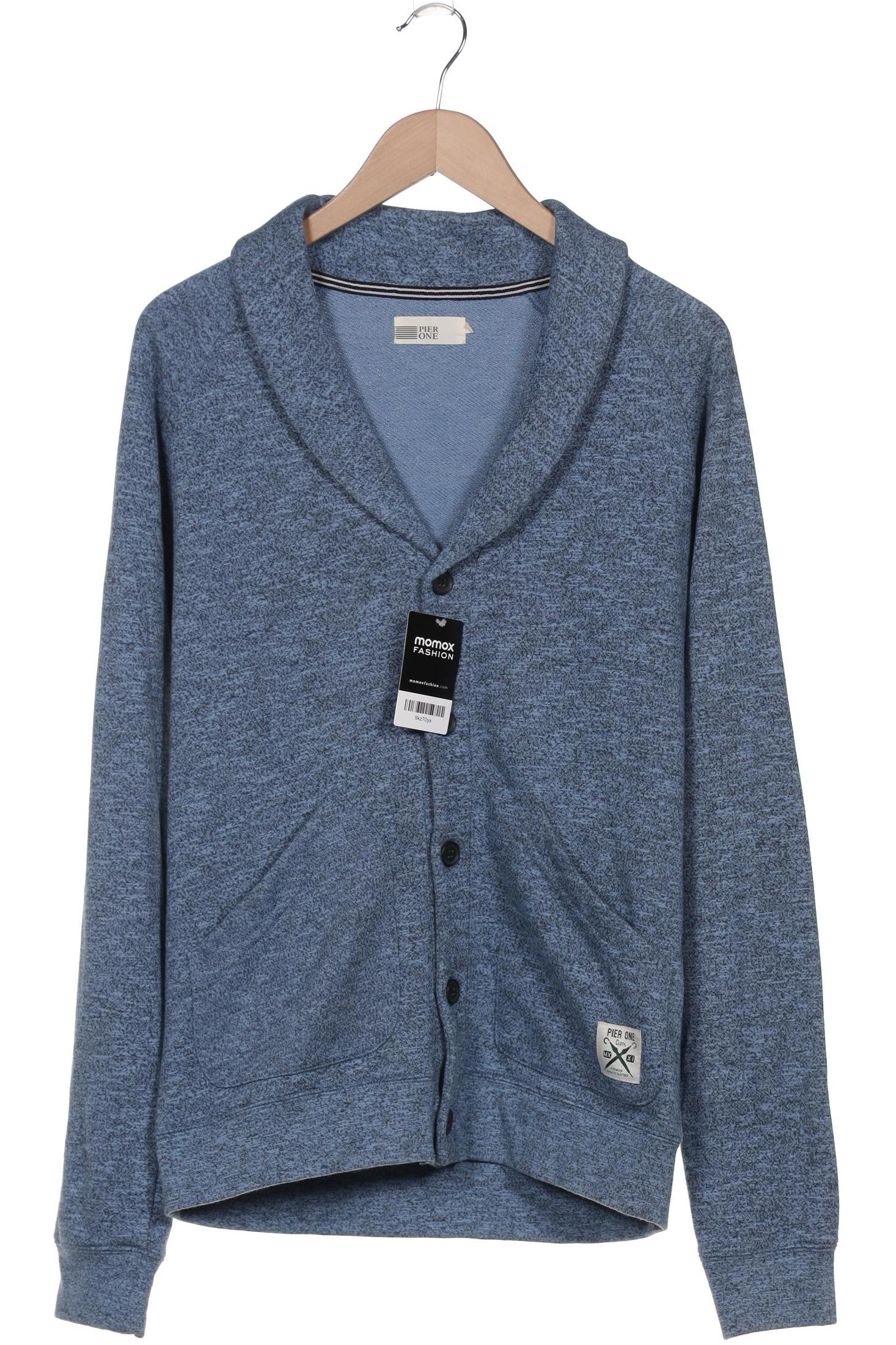 

pier one Herren Sweatshirt, blau, Gr. 48
