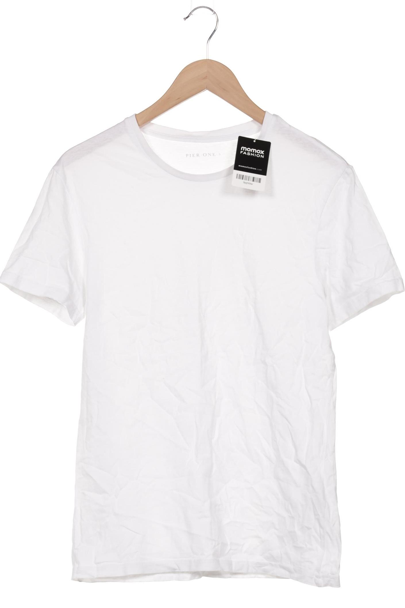 

pier one Herren T-Shirt, weiß, Gr. 46