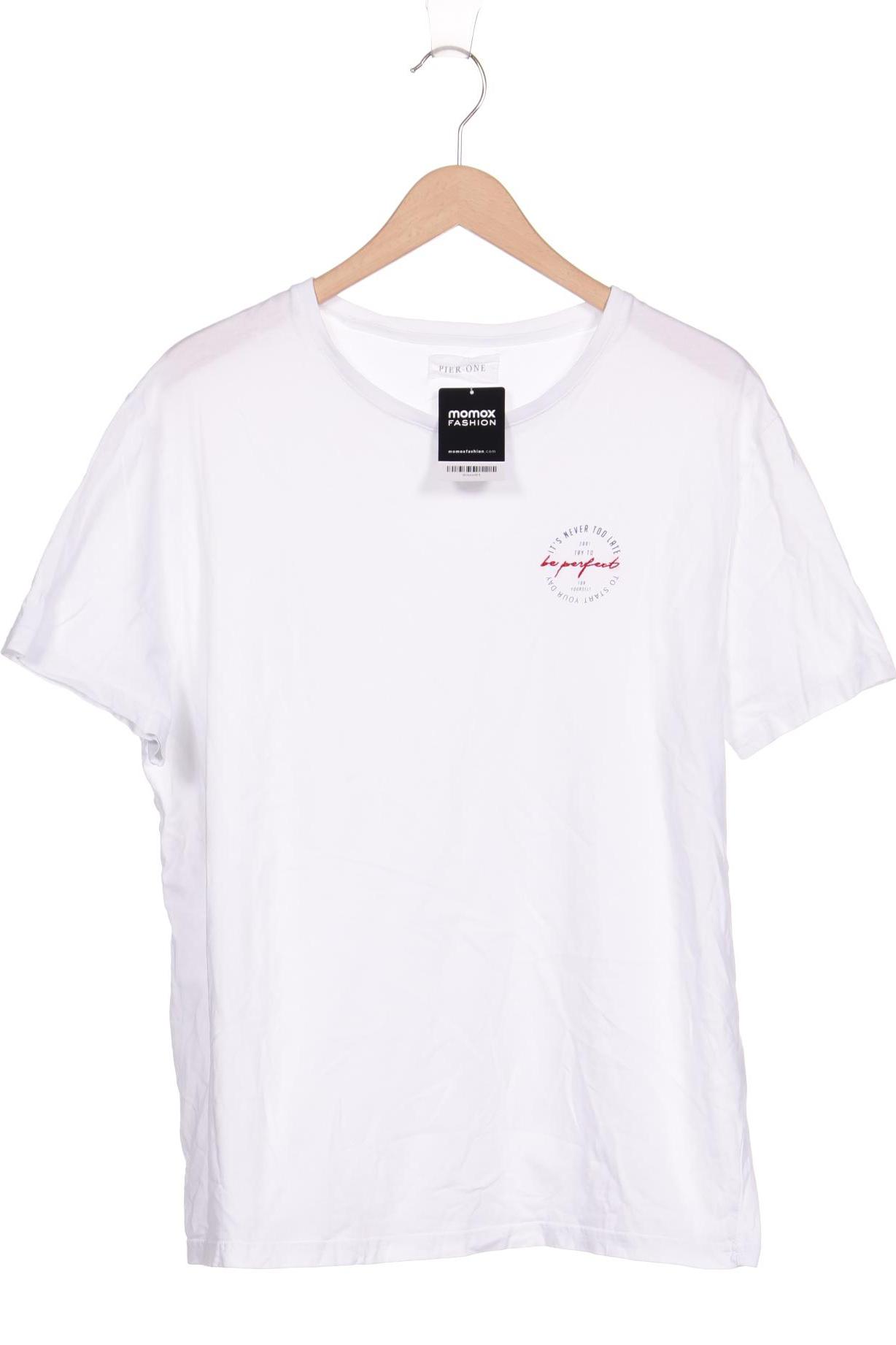 

pier one Herren T-Shirt, weiß