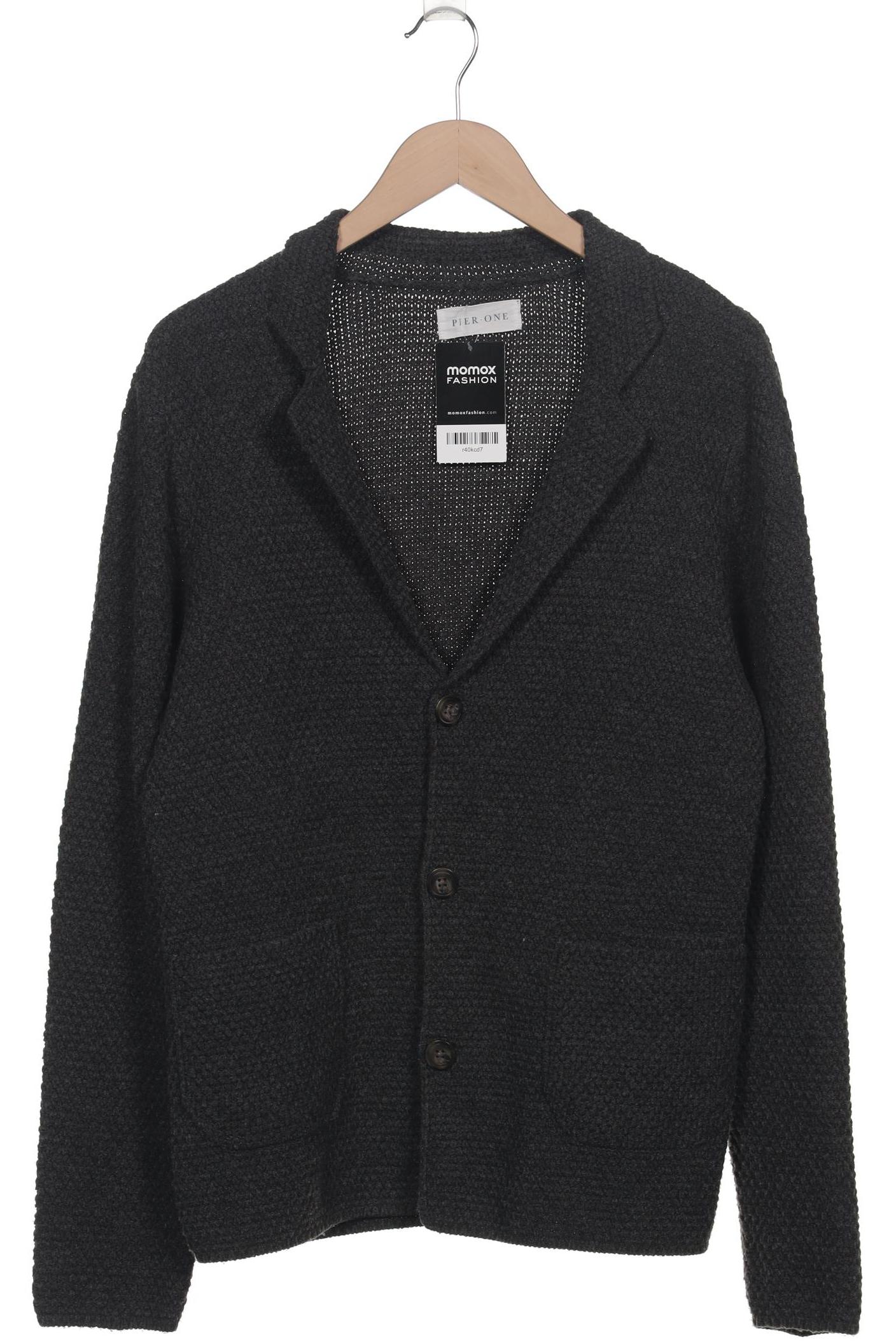 Thumbnail - pier one Herren Strickjacke, grau, Gr. 46