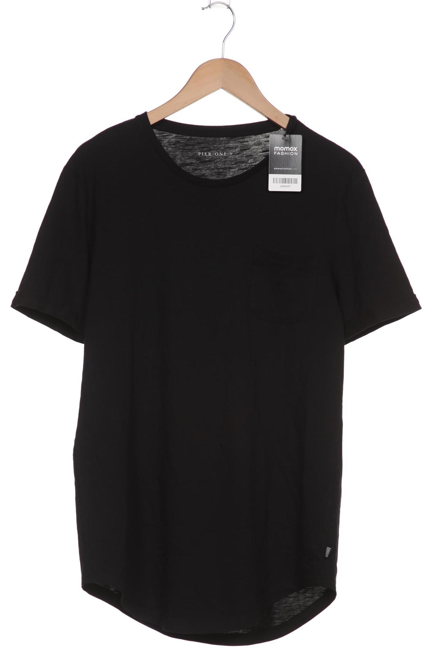 

pier one Herren T-Shirt, schwarz