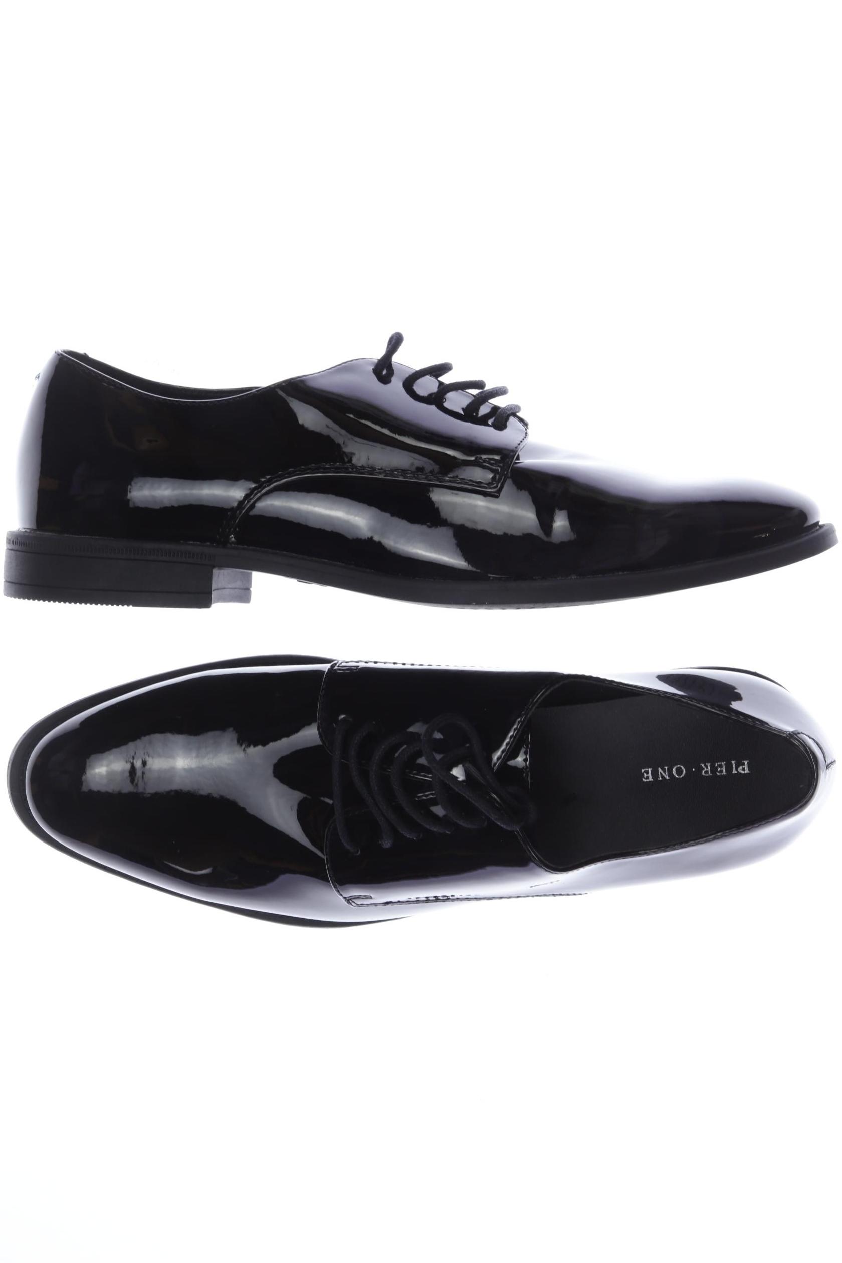 

pier one Herren Halbschuh, schwarz, Gr. 42