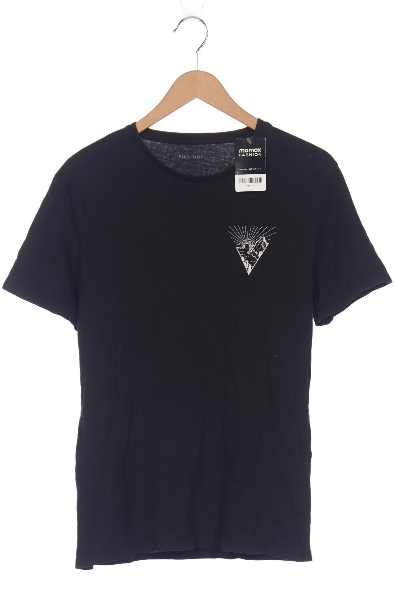 

pier one Herren T-Shirt, schwarz, Gr. 52