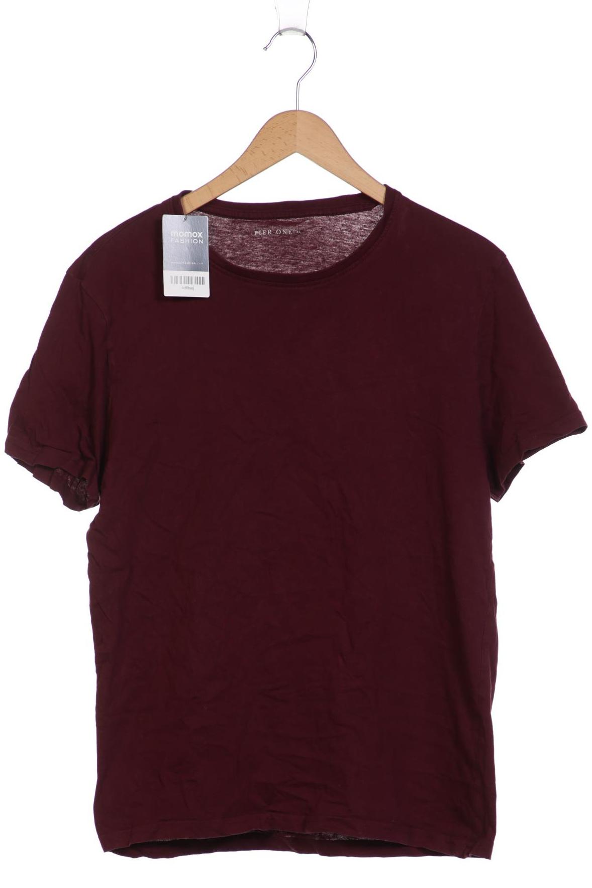 

pier one Herren T-Shirt, bordeaux, Gr. 54