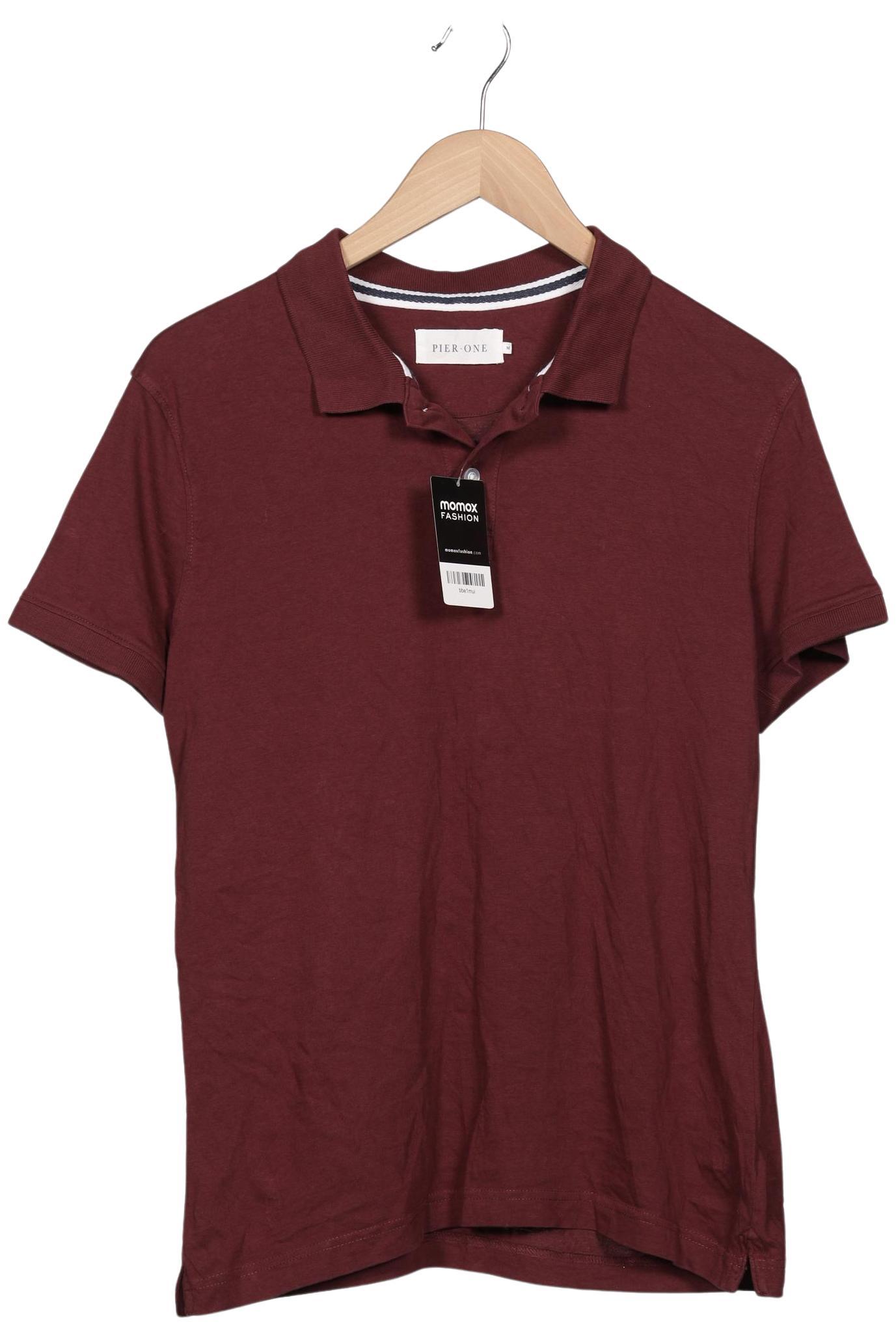 

pier one Herren Poloshirt, bordeaux, Gr. 48