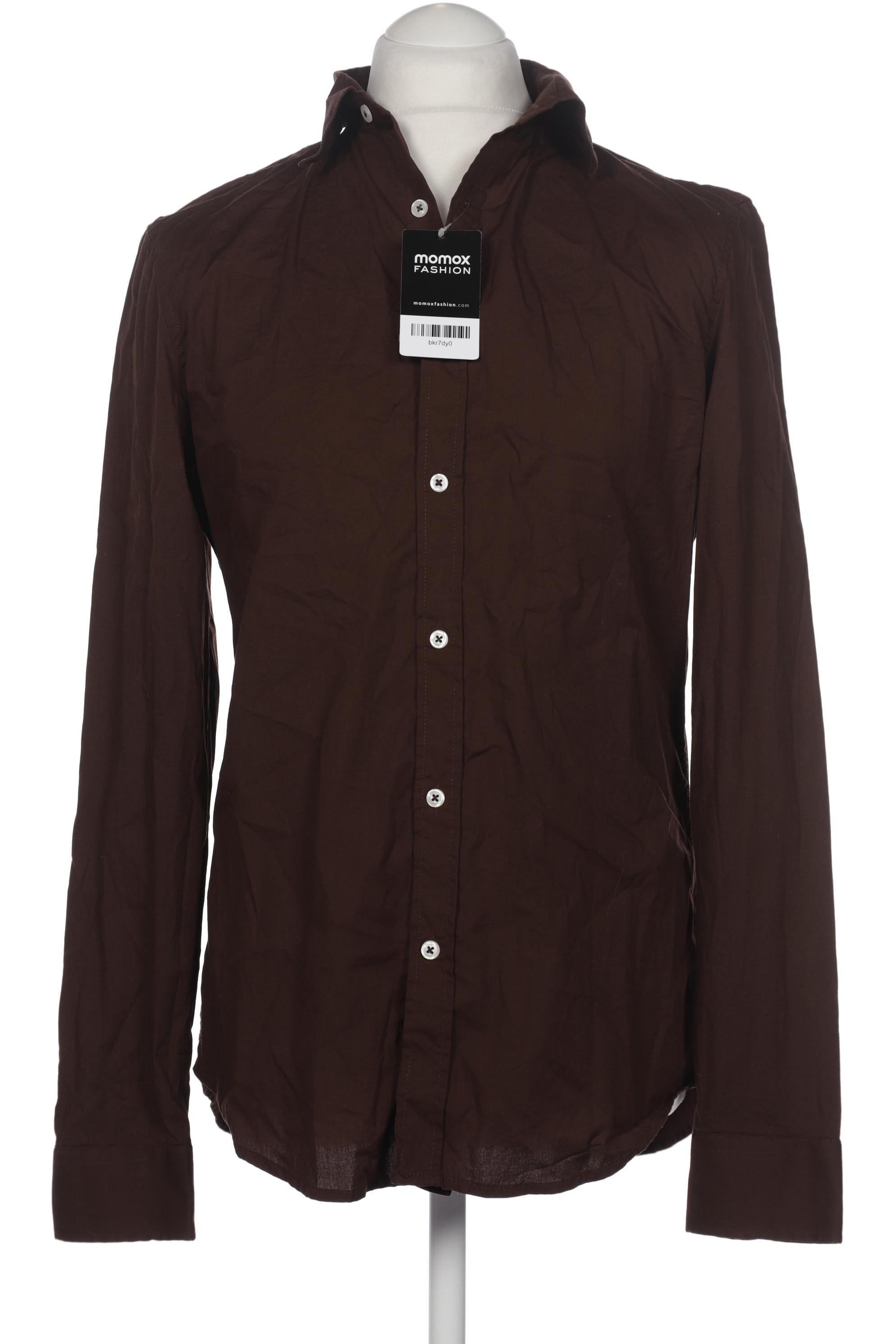 

pier one Herren Hemd, braun, Gr. 52