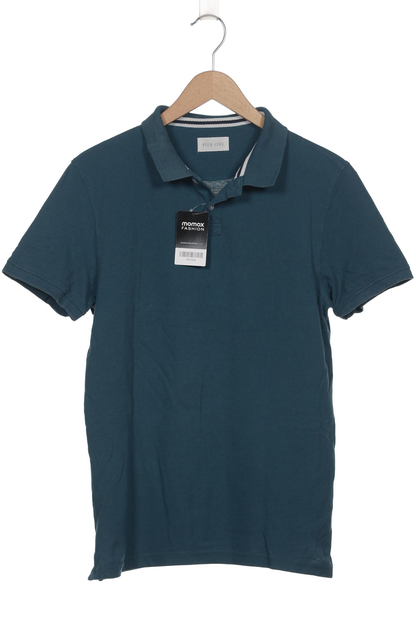 

pier one Herren Poloshirt, türkis, Gr. 52