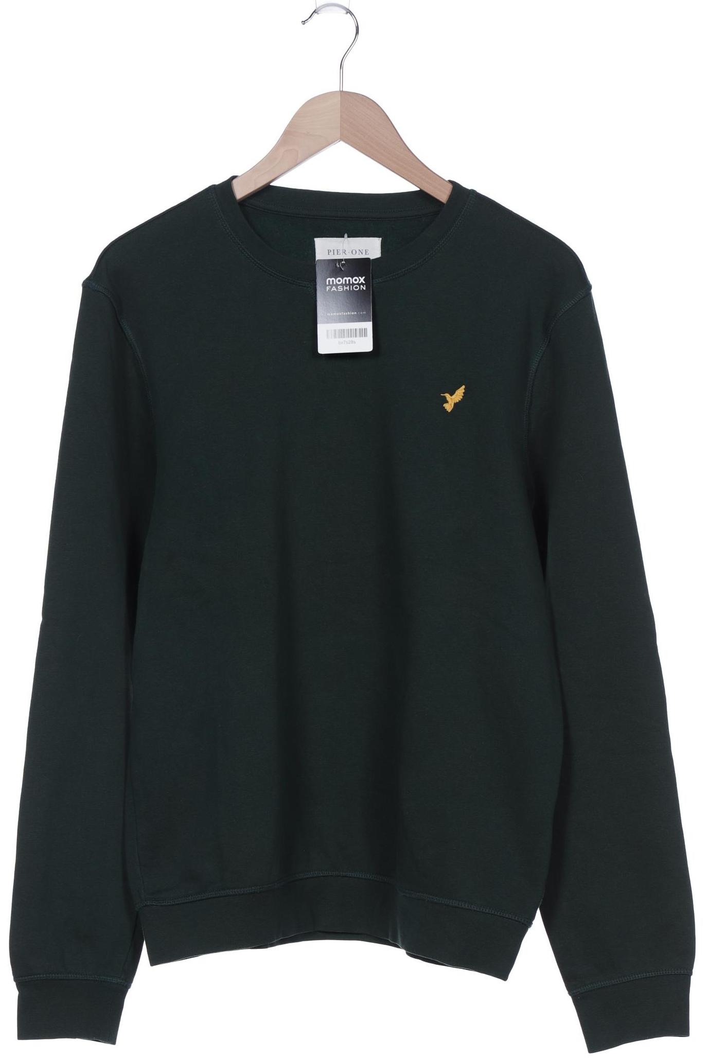 

pier one Herren Sweatshirt, grün, Gr. 48