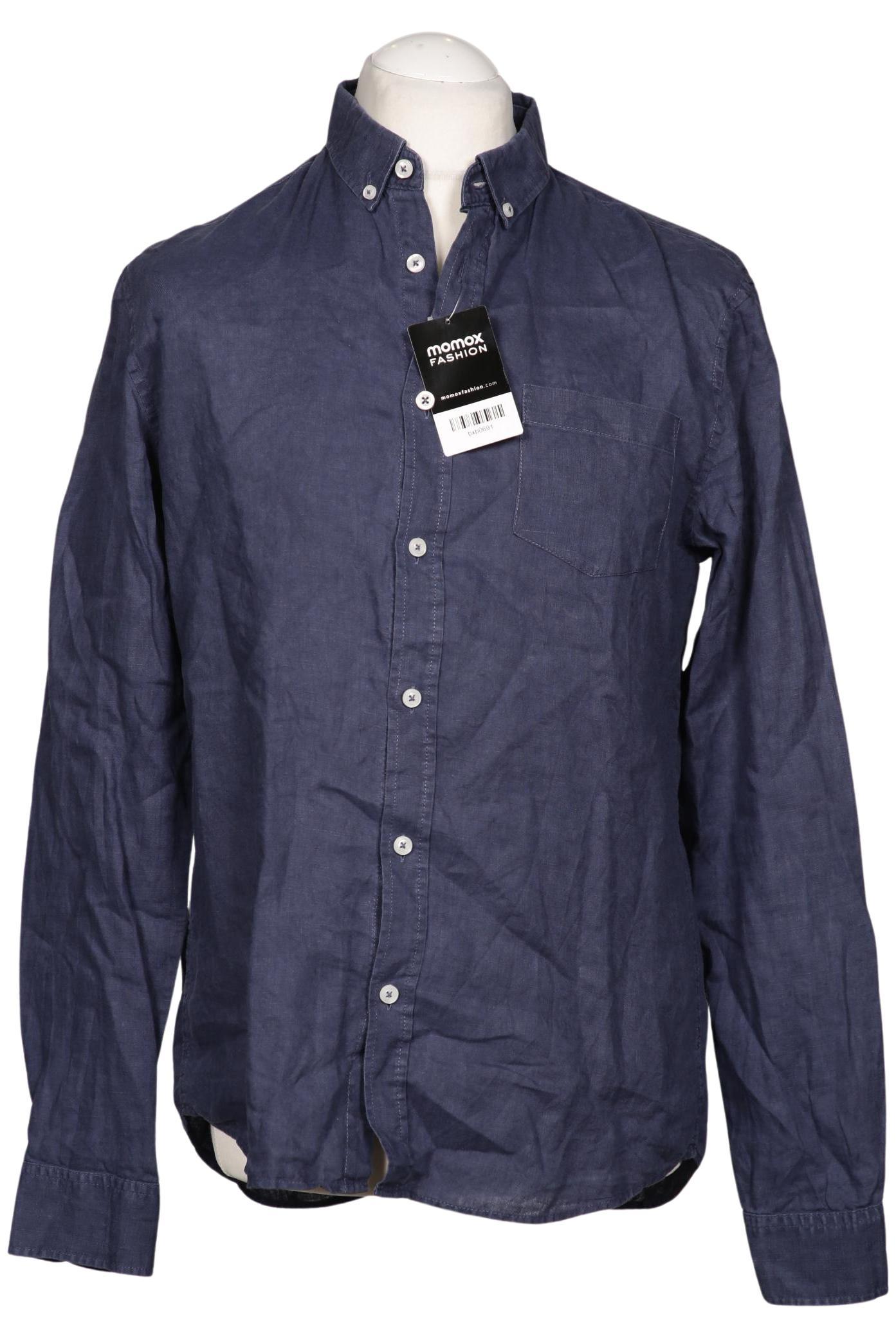 

pier one Herren Hemd, marineblau, Gr. 48