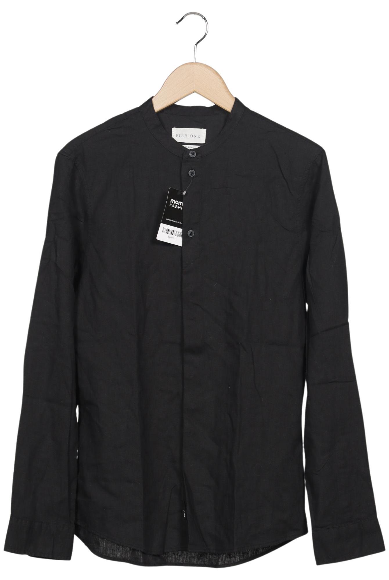 Thumbnail - pier one Herren Hemd, schwarz, Gr. 46