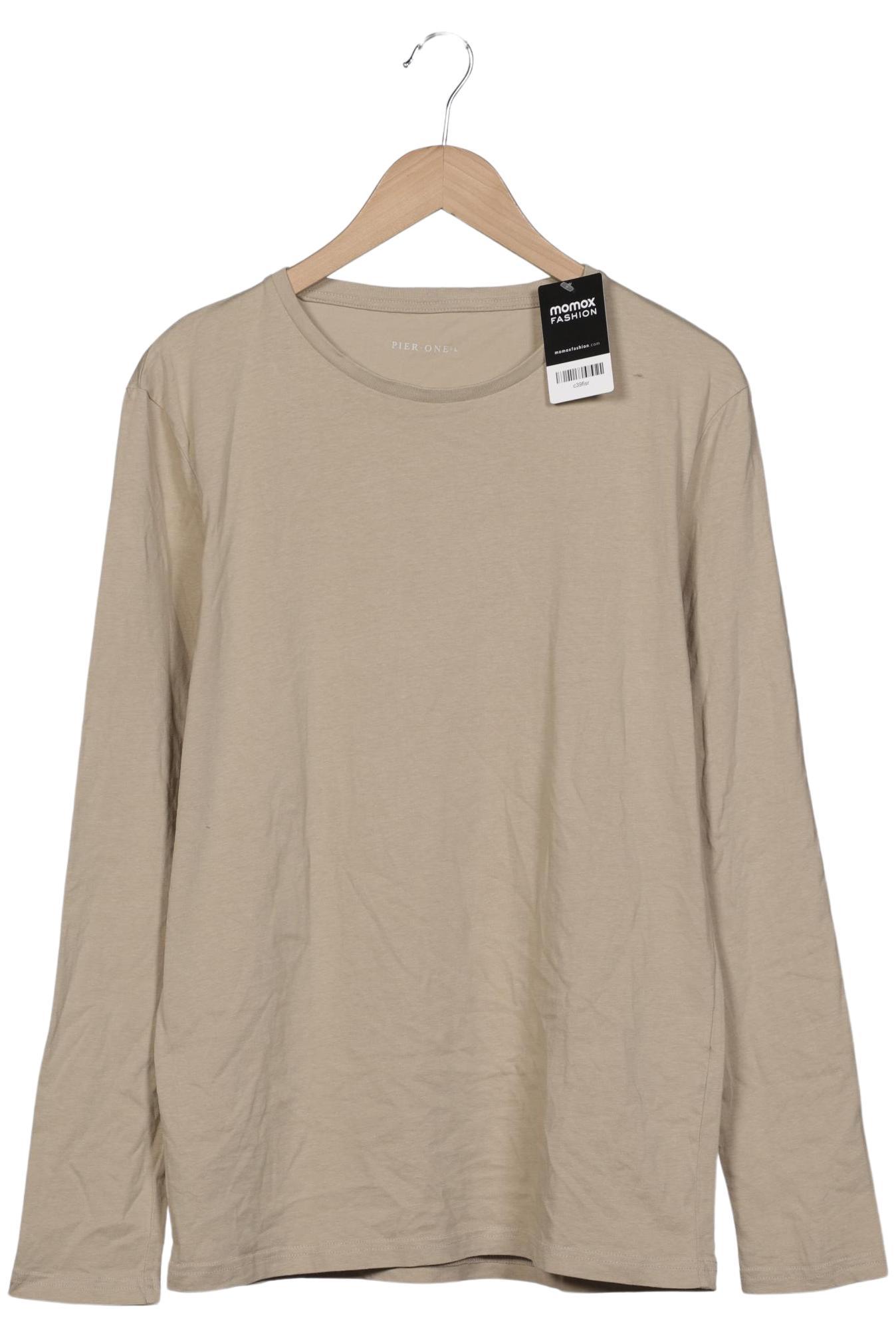 Thumbnail - pier one Herren Langarmshirt, beige, Gr. 52