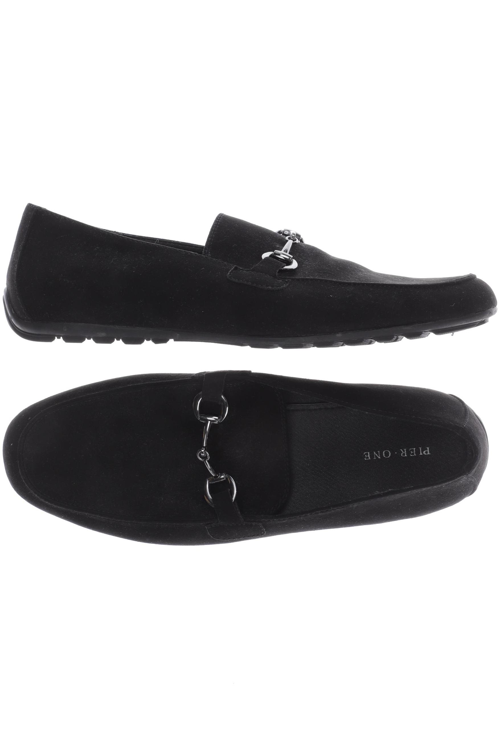 

pier one Herren Halbschuh, schwarz, Gr. 42