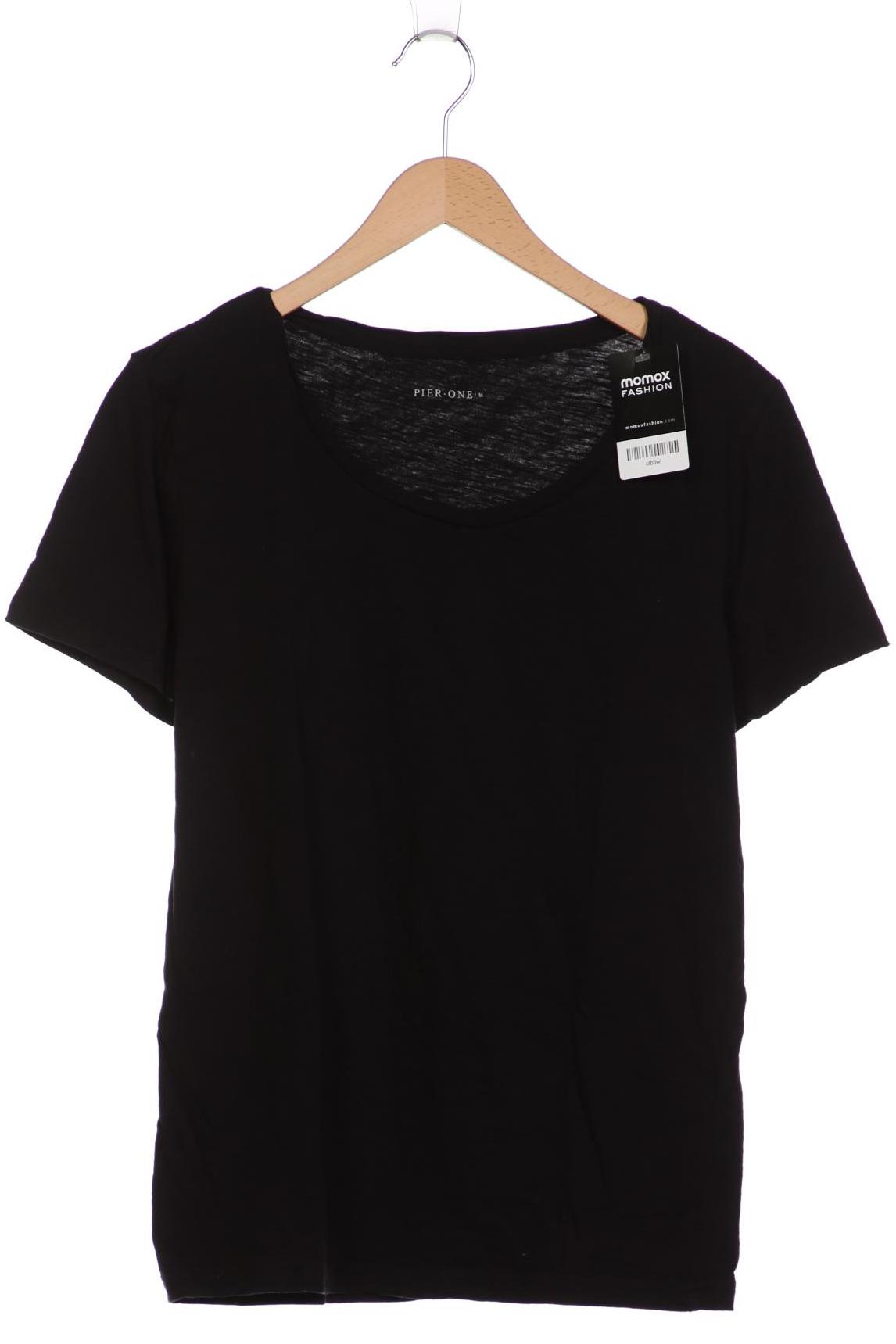 

pier one Herren T-Shirt, schwarz, Gr. 48