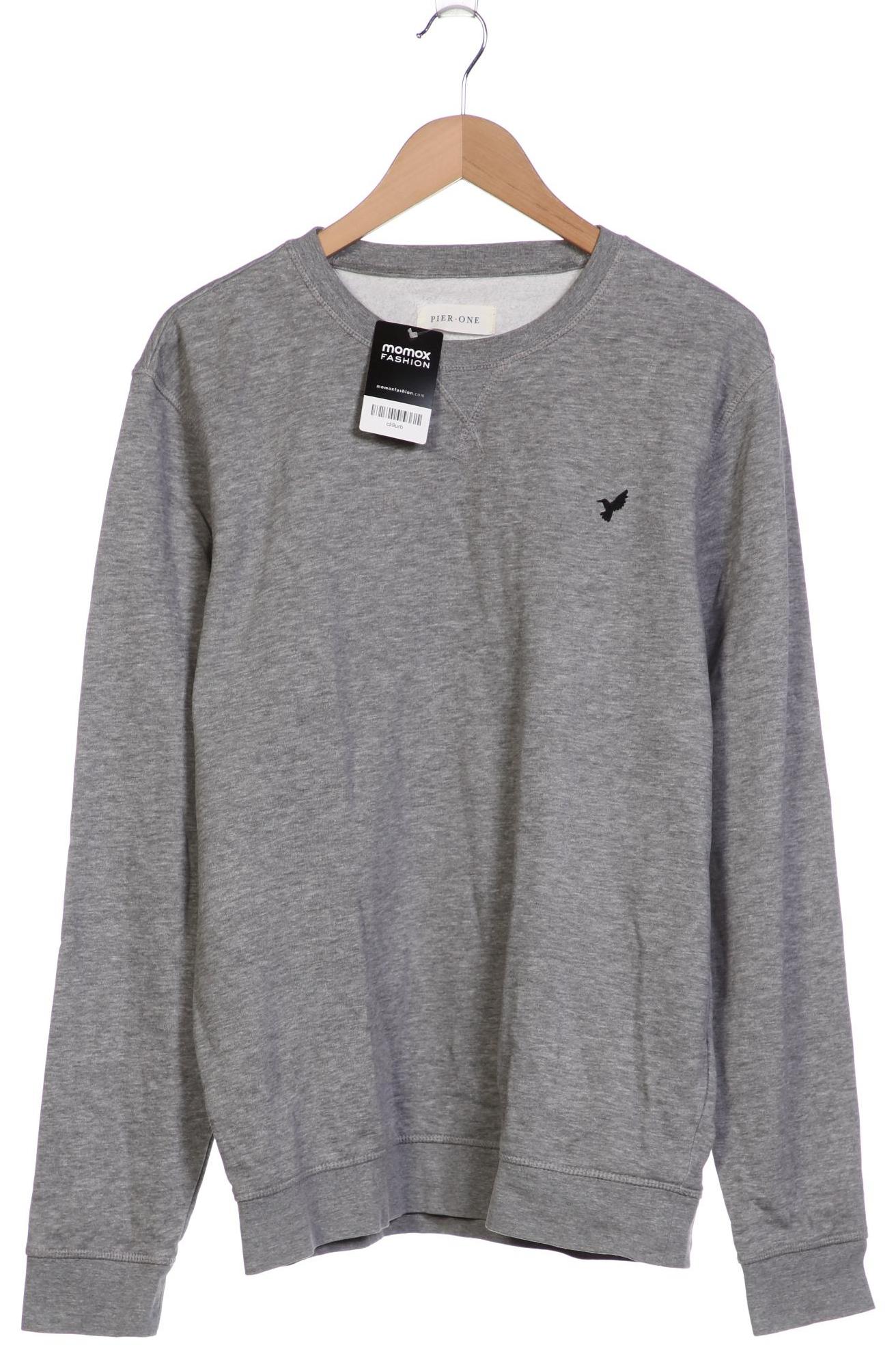 

pier one Herren Sweatshirt, grau, Gr. 54