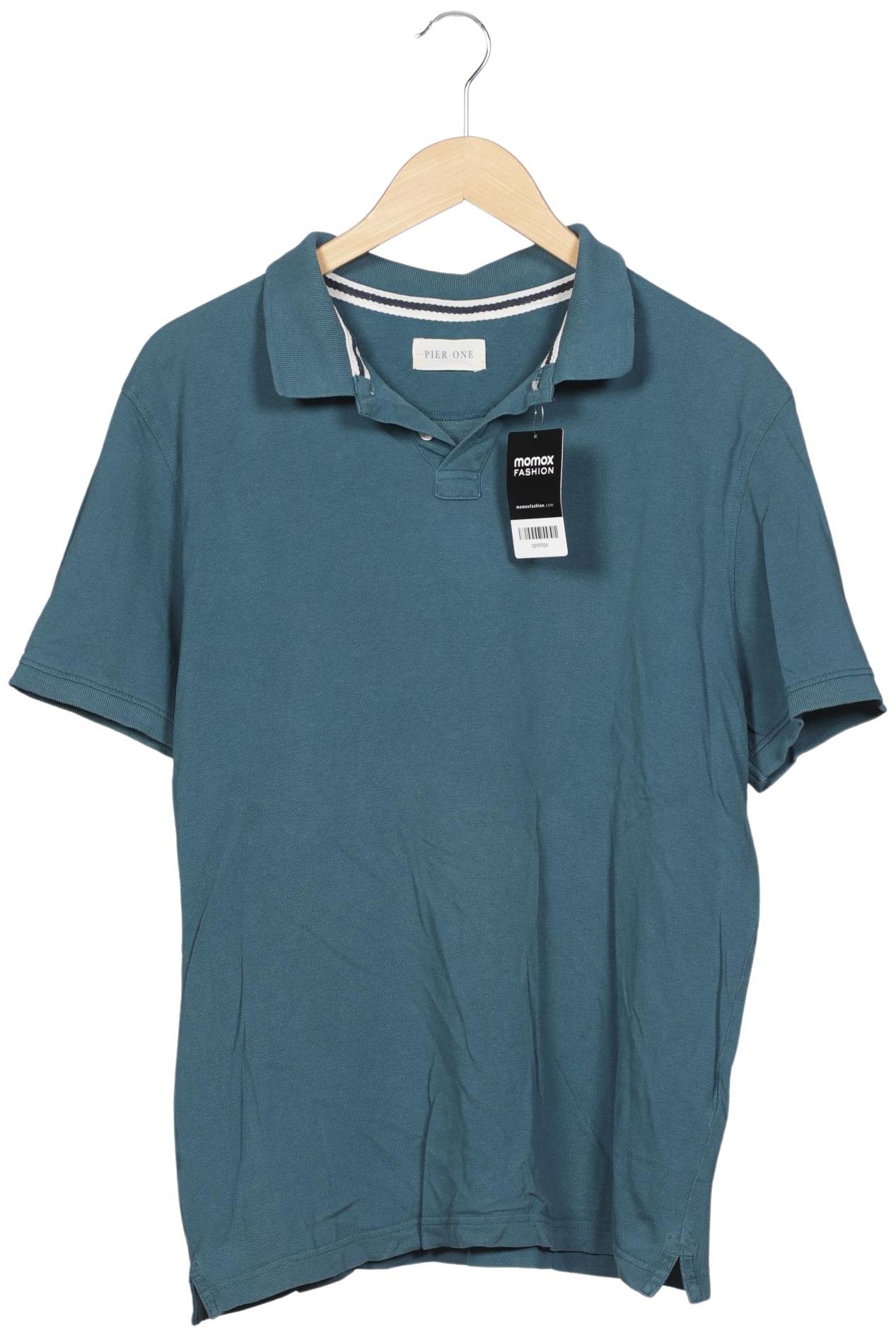 Thumbnail - pier one Herren Poloshirt, türkis, Gr. 54