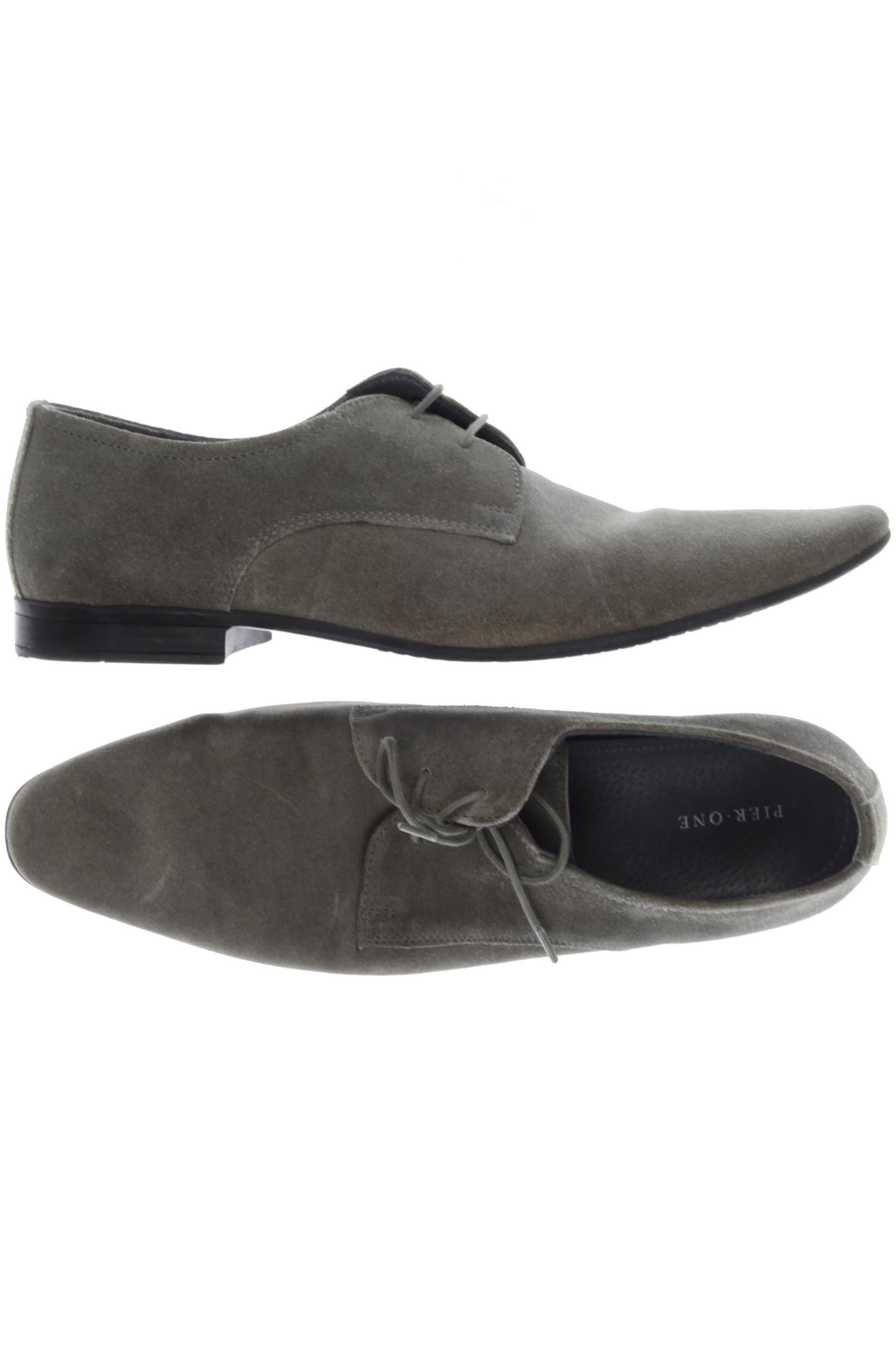 

pier one Herren Halbschuh, grau, Gr. 46