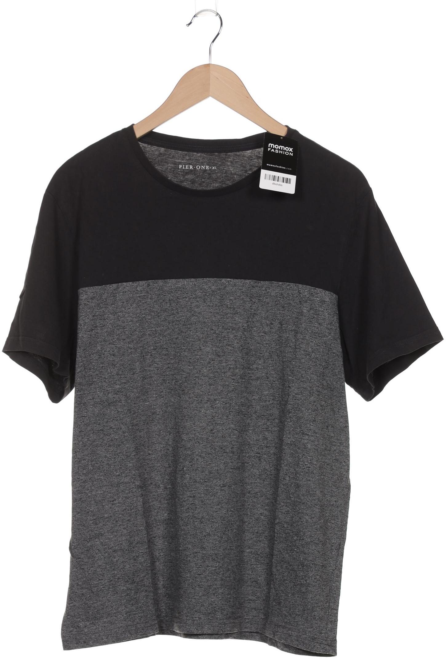 

pier one Herren T-Shirt, schwarz, Gr. 54