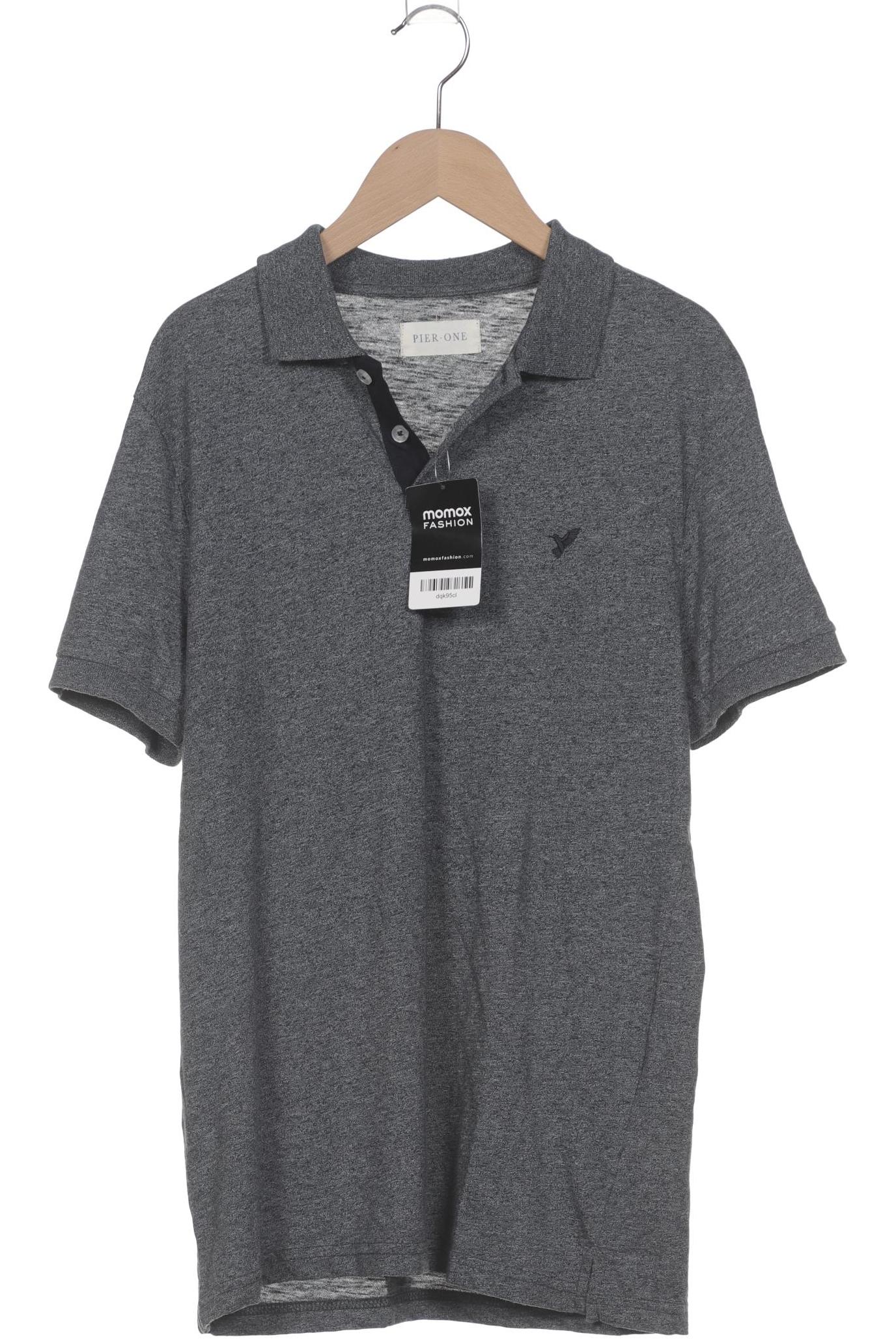 

pier one Herren Poloshirt, blau, Gr. 46