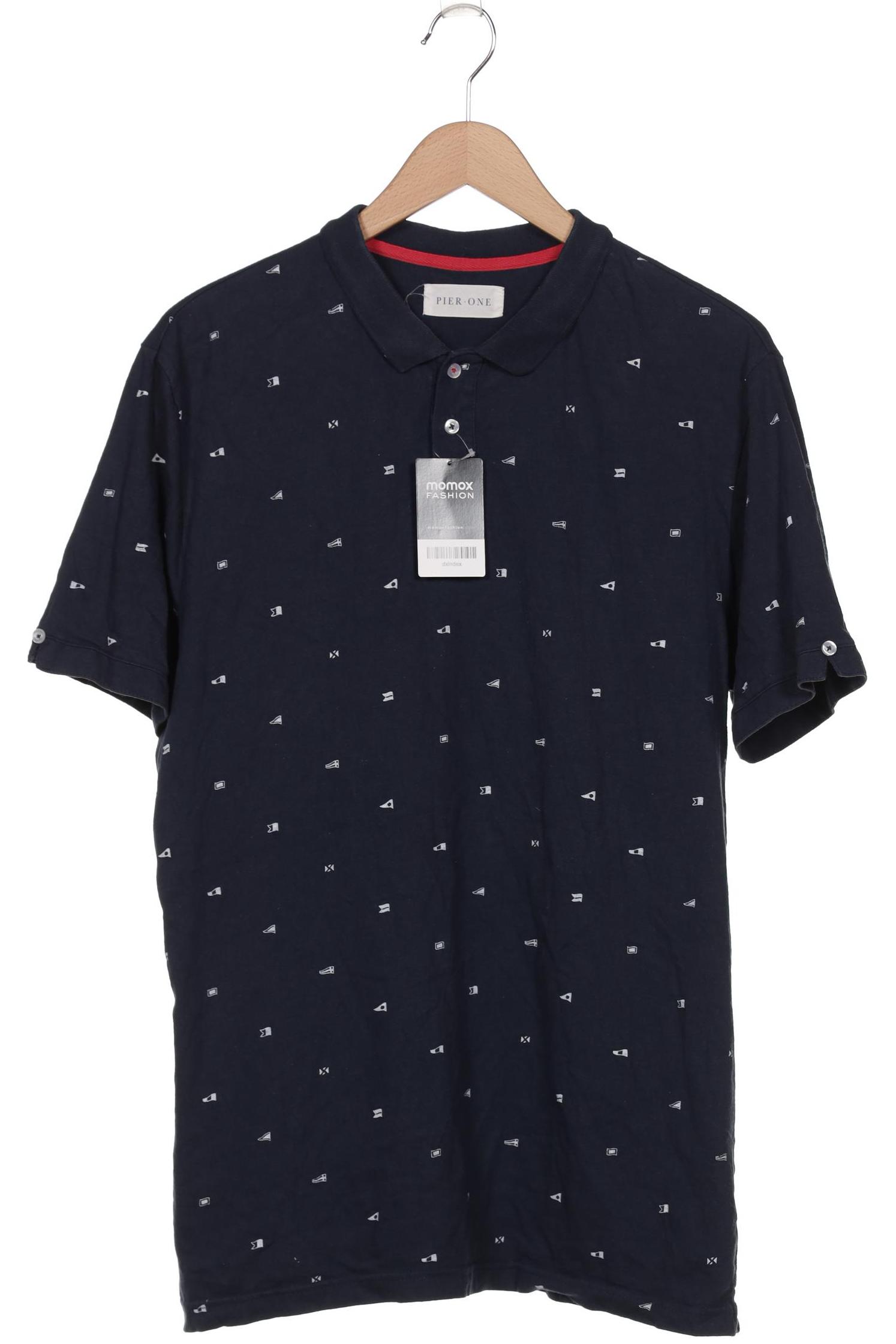 

pier one Herren Poloshirt, marineblau, Gr. 54