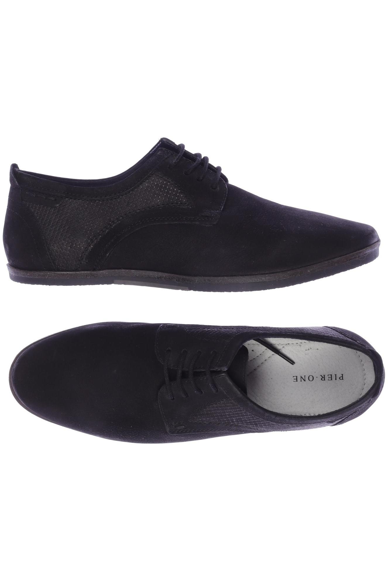 

pier one Herren Halbschuh, schwarz, Gr. 41