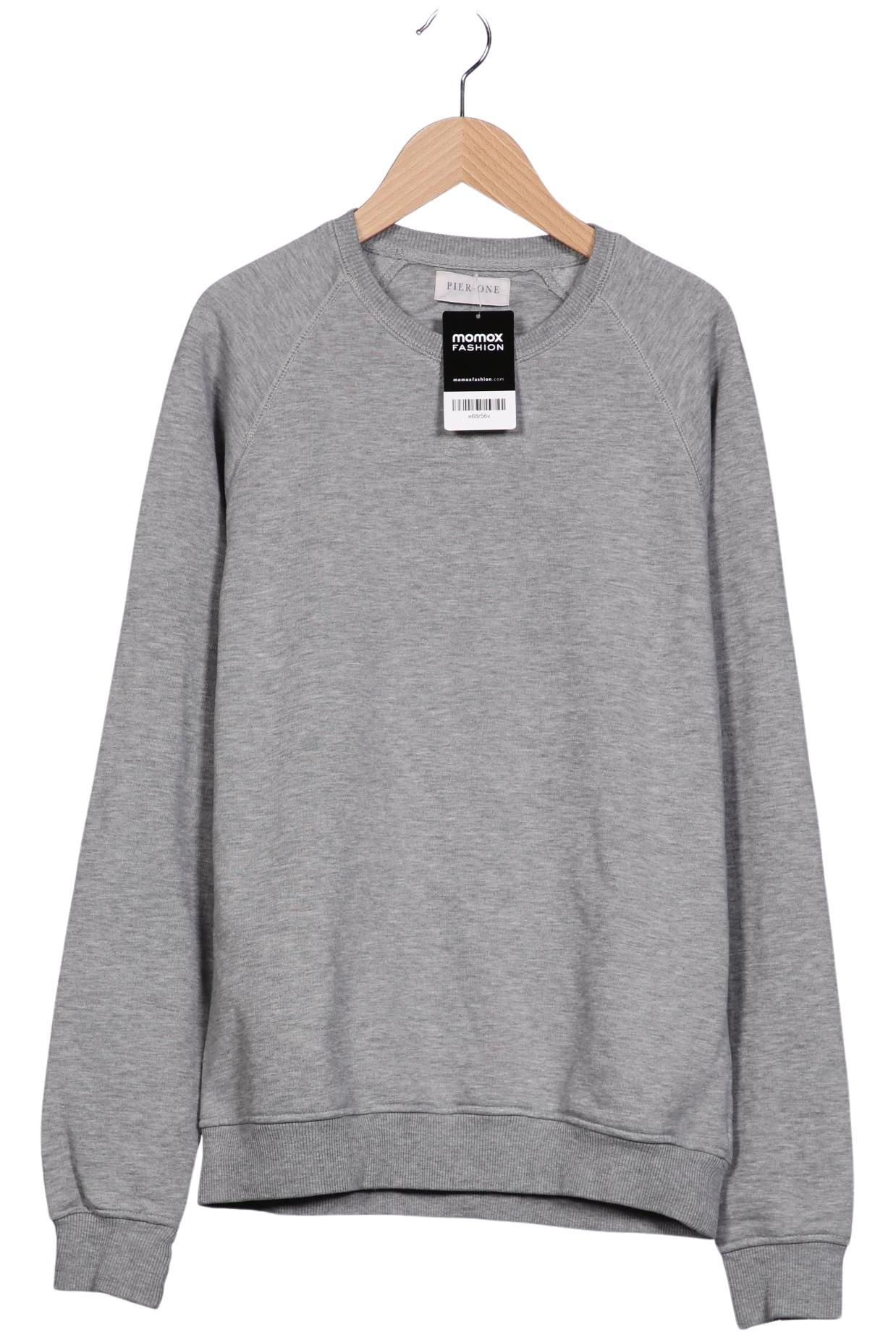 

pier one Herren Sweatshirt, grau, Gr. 48