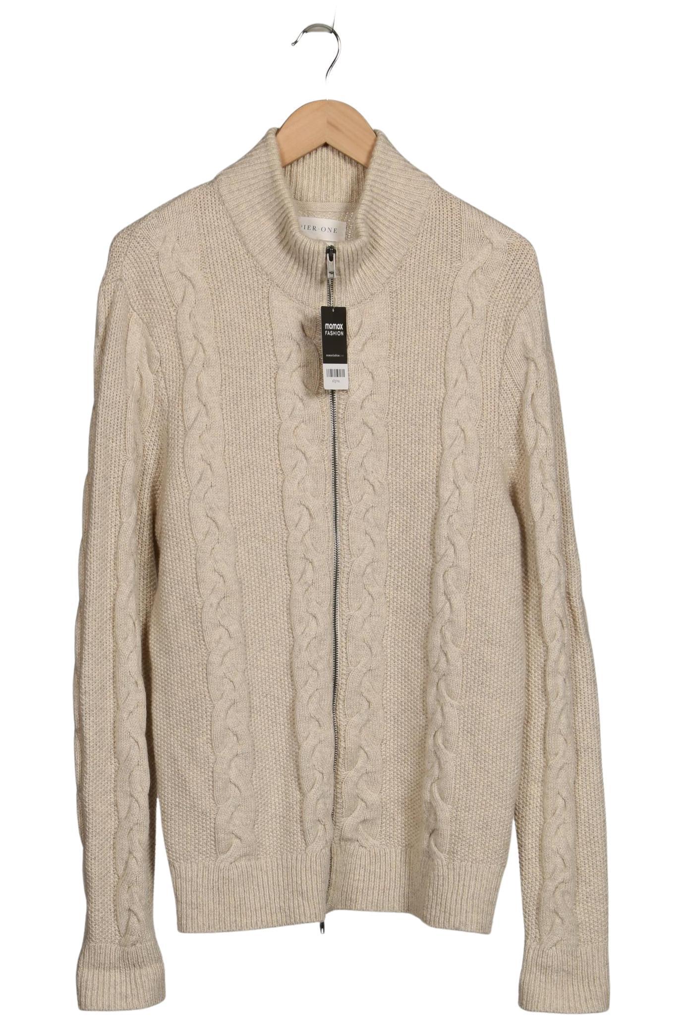 

pier one Herren Strickjacke, beige, Gr. 48