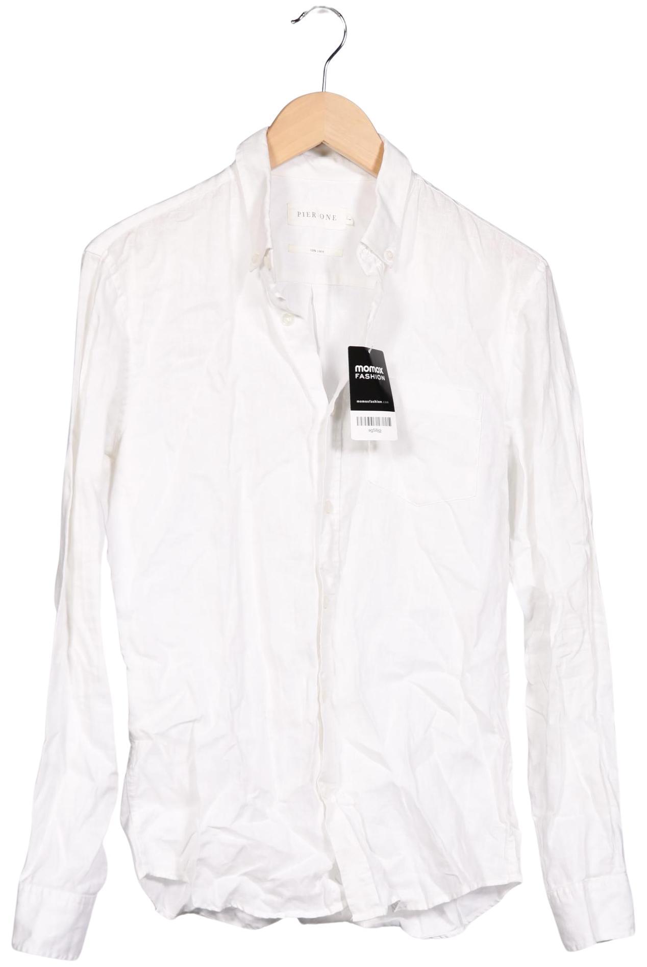 

pier one Herren Hemd, weiß, Gr. 46