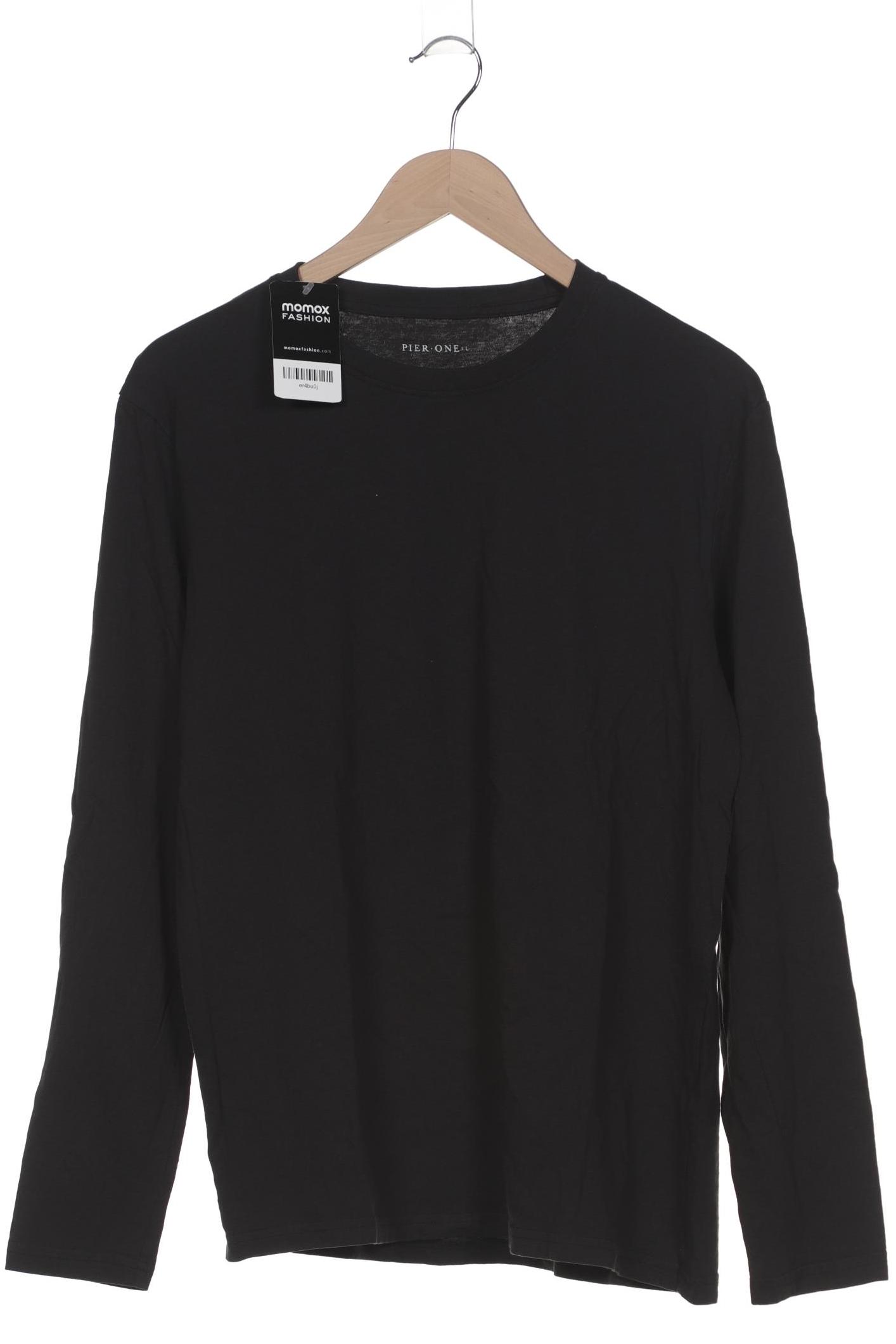 

pier one Herren Langarmshirt, schwarz, Gr. 52
