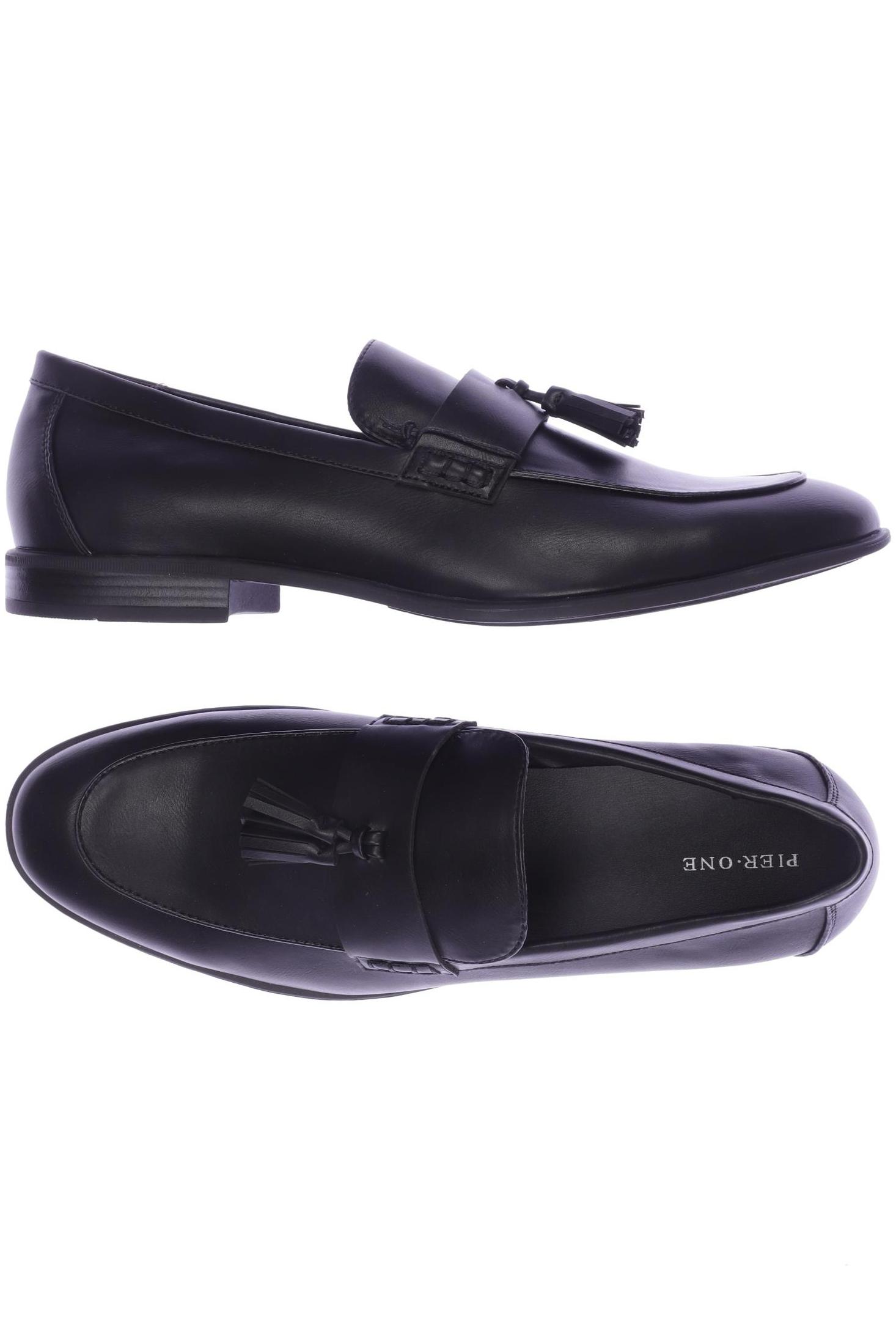 

pier one Herren Halbschuh, schwarz, Gr. 46