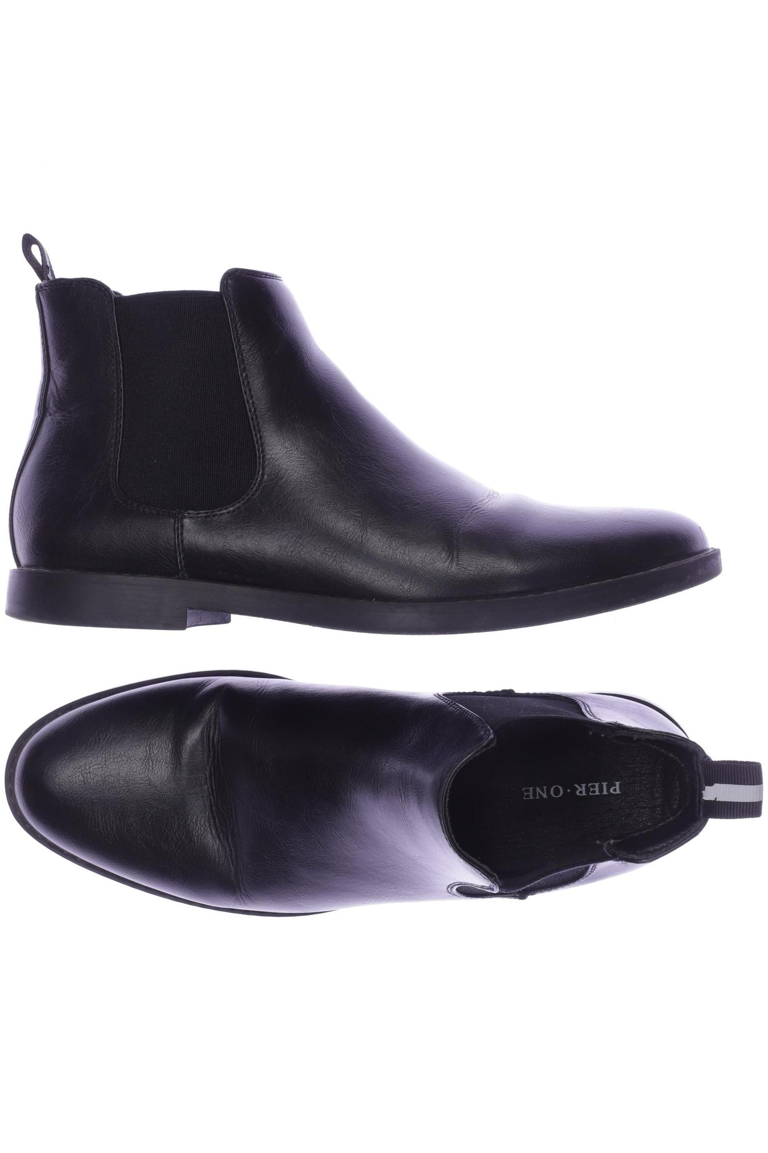 

pier one Herren Stiefel, schwarz, Gr. 40