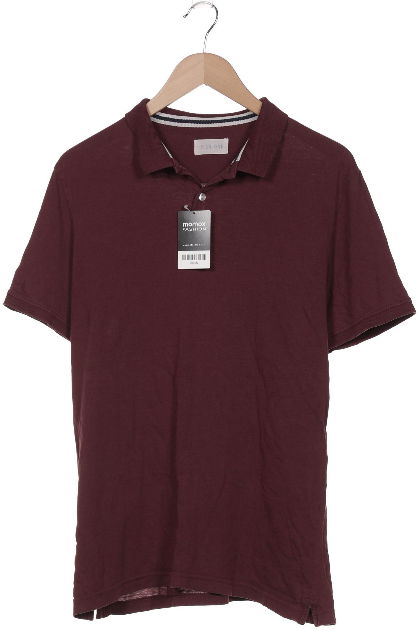 

pier one Herren Poloshirt, bordeaux, Gr. 54