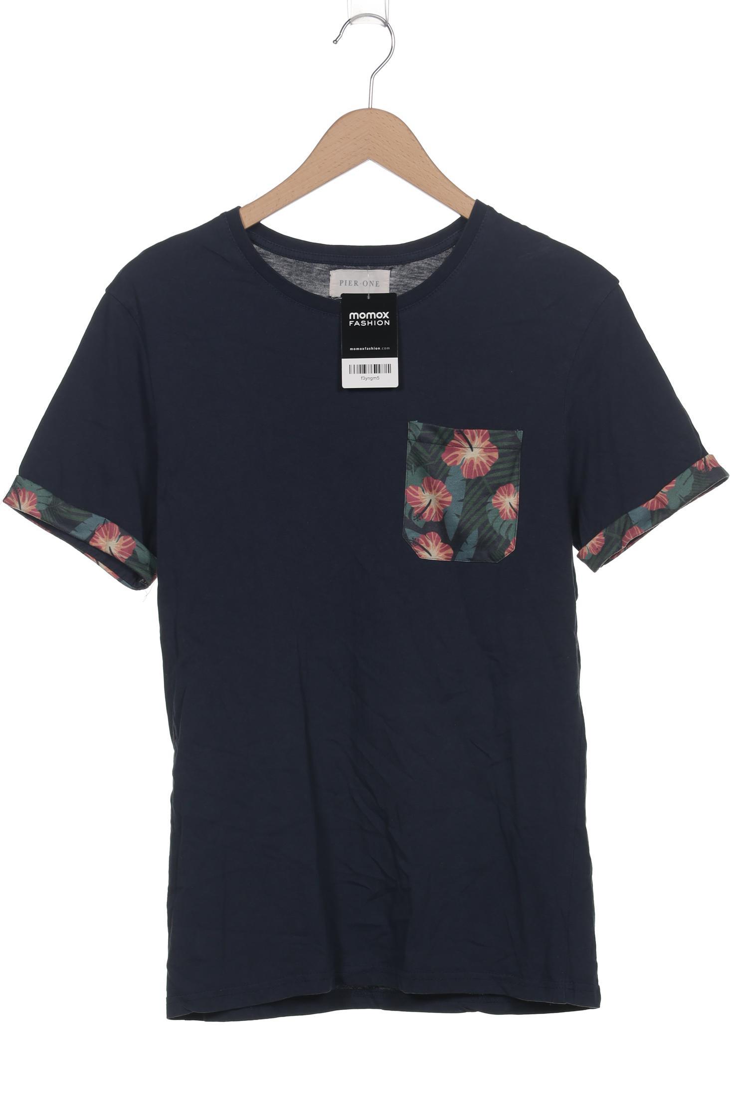 

pier one Herren T-Shirt, marineblau, Gr. 48